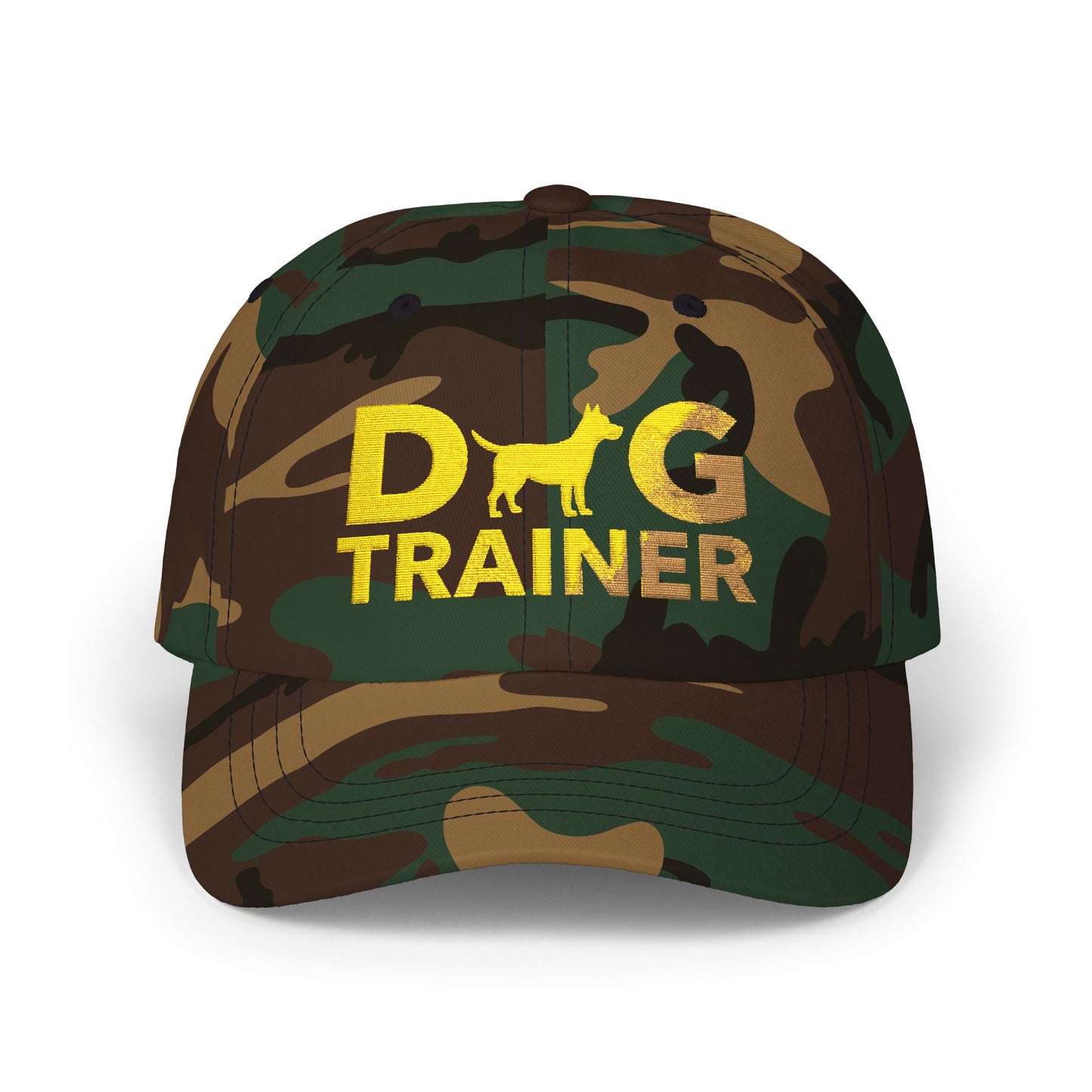 Dog Trainer Classic Dad Cap, Golden Embroidery Design, Pet Trainer Gift, Casual Wear