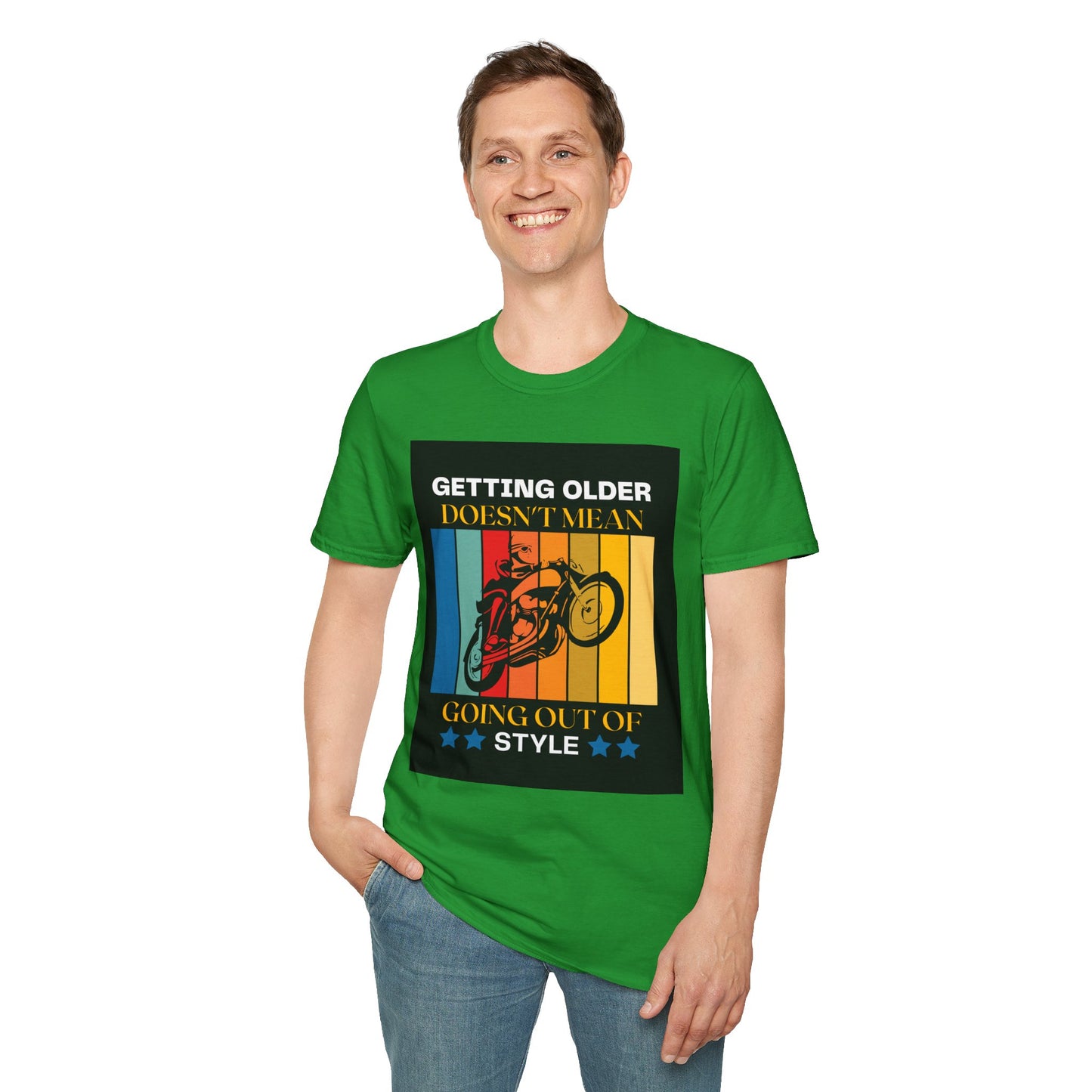 Vintage Motorcycle T-Shirt - Fun Gift for Bikers, Birthday, Unisex Apparel, Casual Wear, Fashion Statement