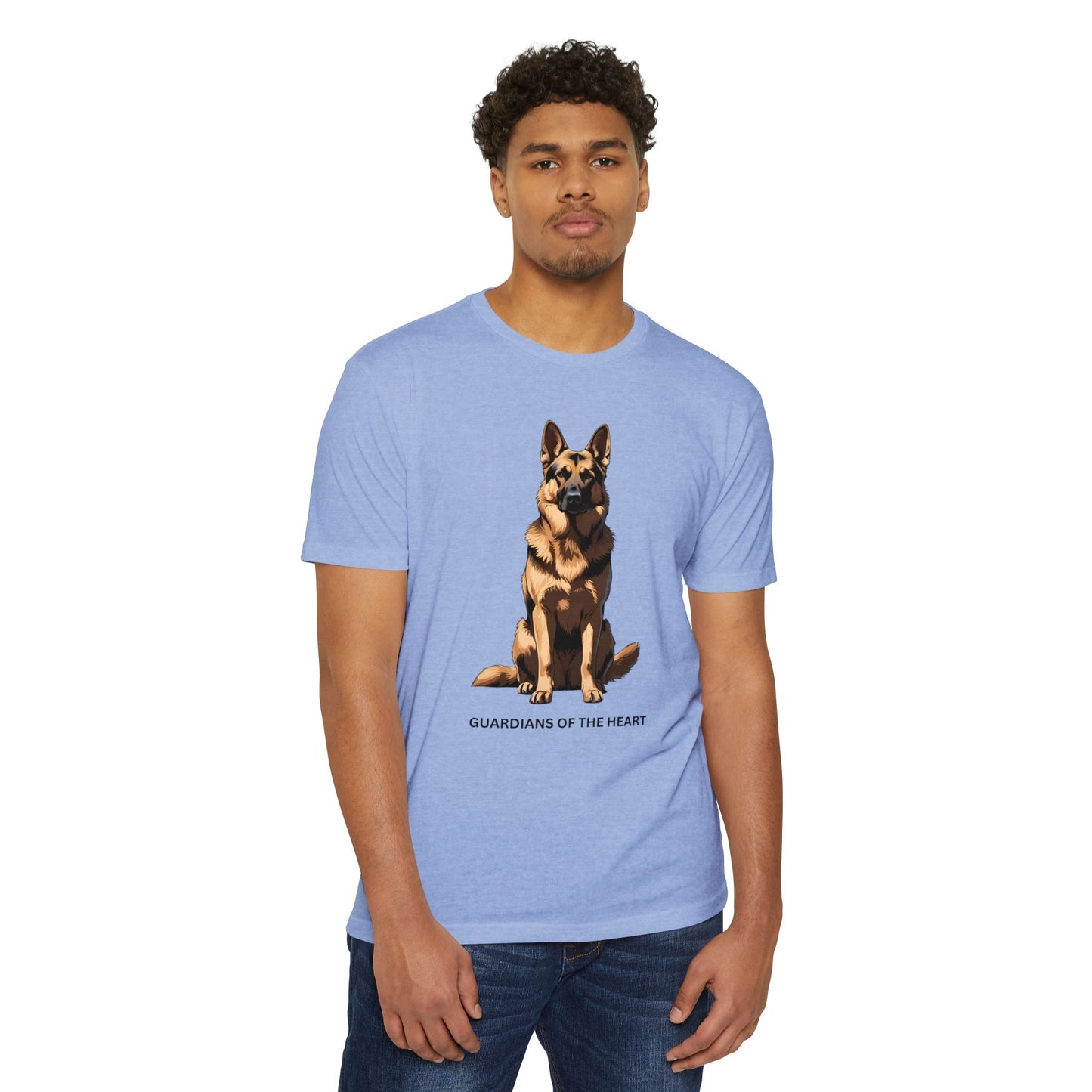 Guardians of the Heart German Shepherd T-Shirt, Unisex Dog Lover Tee, Gift for Pet Lovers, Casual Everyday Wear