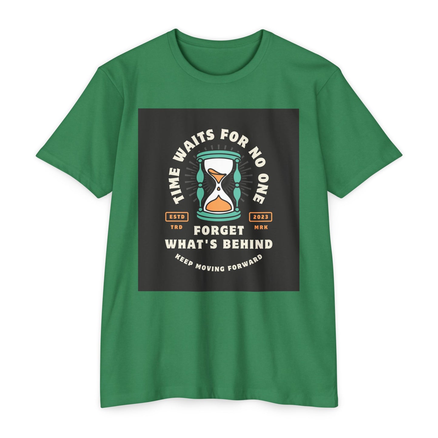 Inspirational Unisex T-Shirt: 'Time Waits for No One' - Motivational Tee, Casual Everyday Wear, Gift for Friends, Positive Message
