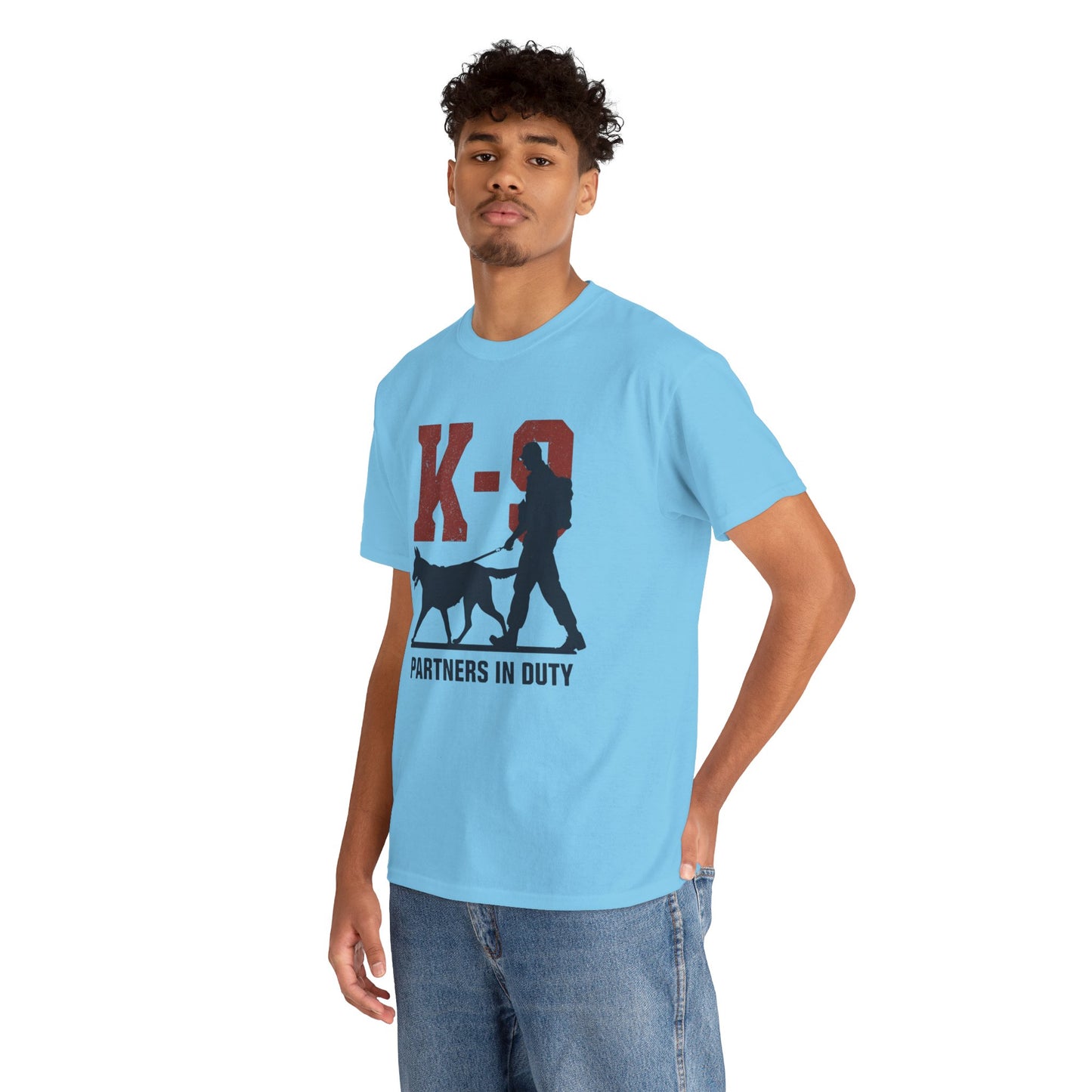 K-9 Partners in Duty Tee, Dog Handler T-Shirt, Dog Lover Tee, Police Dog Apparel, Dog Owner T-Shirt