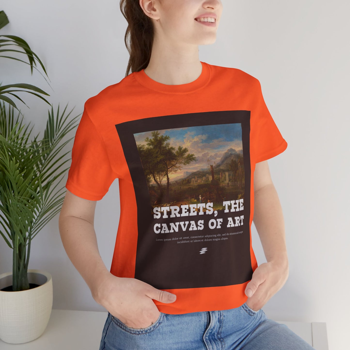 Artistic Graphic Tee - Streets, the Canvas of Art | Unisex Short Sleeve Shirt, Gift for Artists, Art Lovers, Casual Wear, Unique Gifts