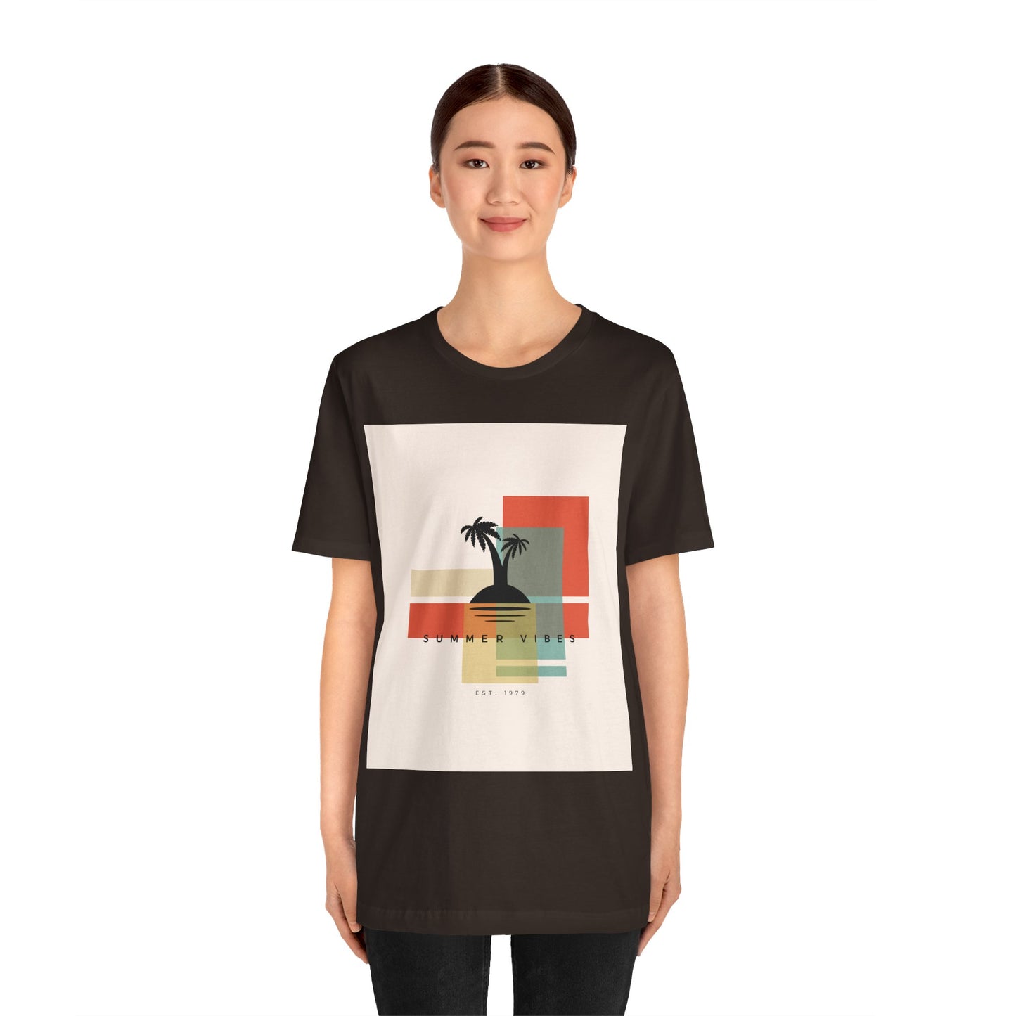 Tropical Sunset Tee, Summer Vibes Shirt, Vacation Outfit, Unisex Graphic Tee, Gift for Beach Lovers, Casual Wear