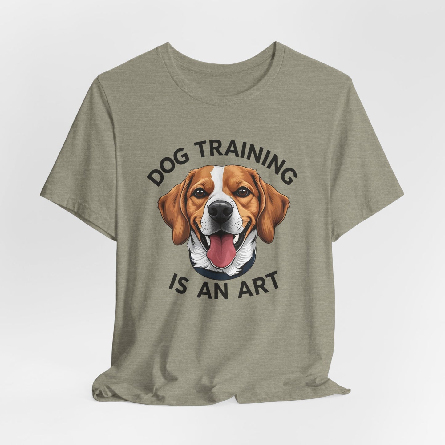 Dog Training is An Art Tee - Unisex Jersey Short Sleeve, Gift for Dog Lovers, Training T-Shirt, Dog Owner Apparel, Cute Canine Shirt