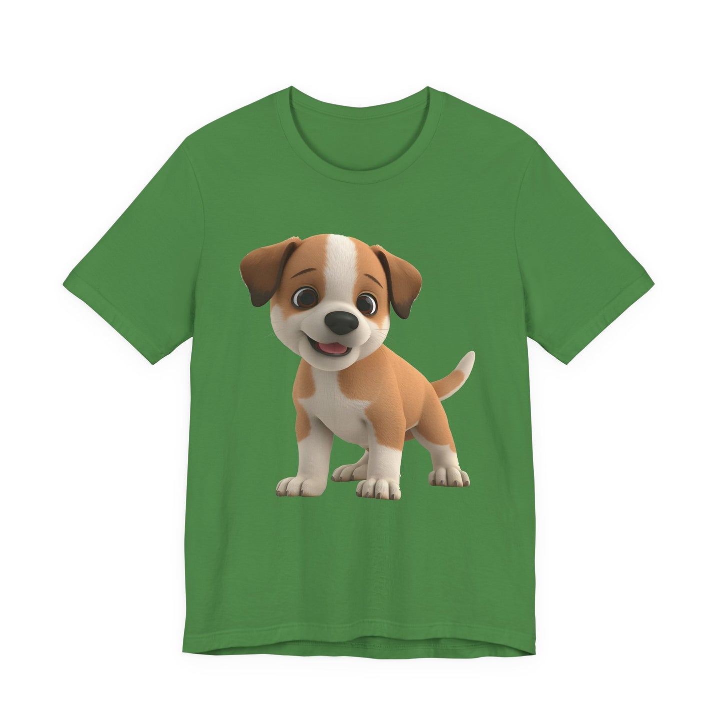 Cute Dog 3D Graphic Tee, Fun Animal Shirt, Dog Lover Gift, Playful Fashion Statement
