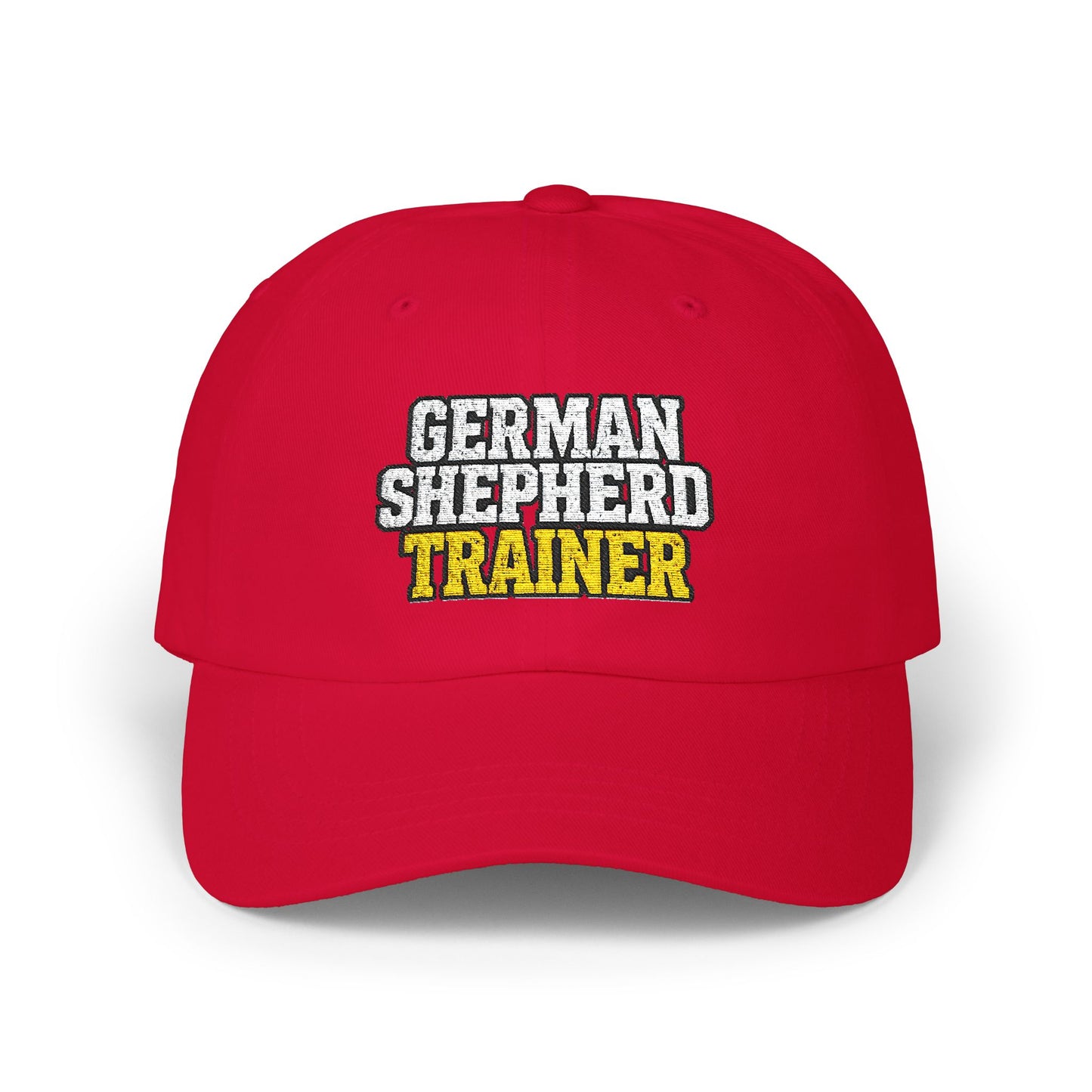 Embroidered German Shepherd Trainer Dad Cap | Perfect Gift for Dog Owners