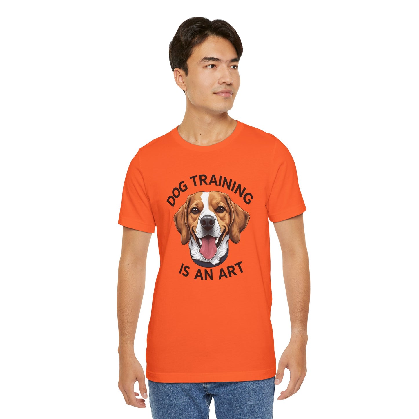 Dog Training is An Art Tee - Unisex Jersey Short Sleeve, Gift for Dog Lovers, Training T-Shirt, Dog Owner Apparel, Cute Canine Shirt