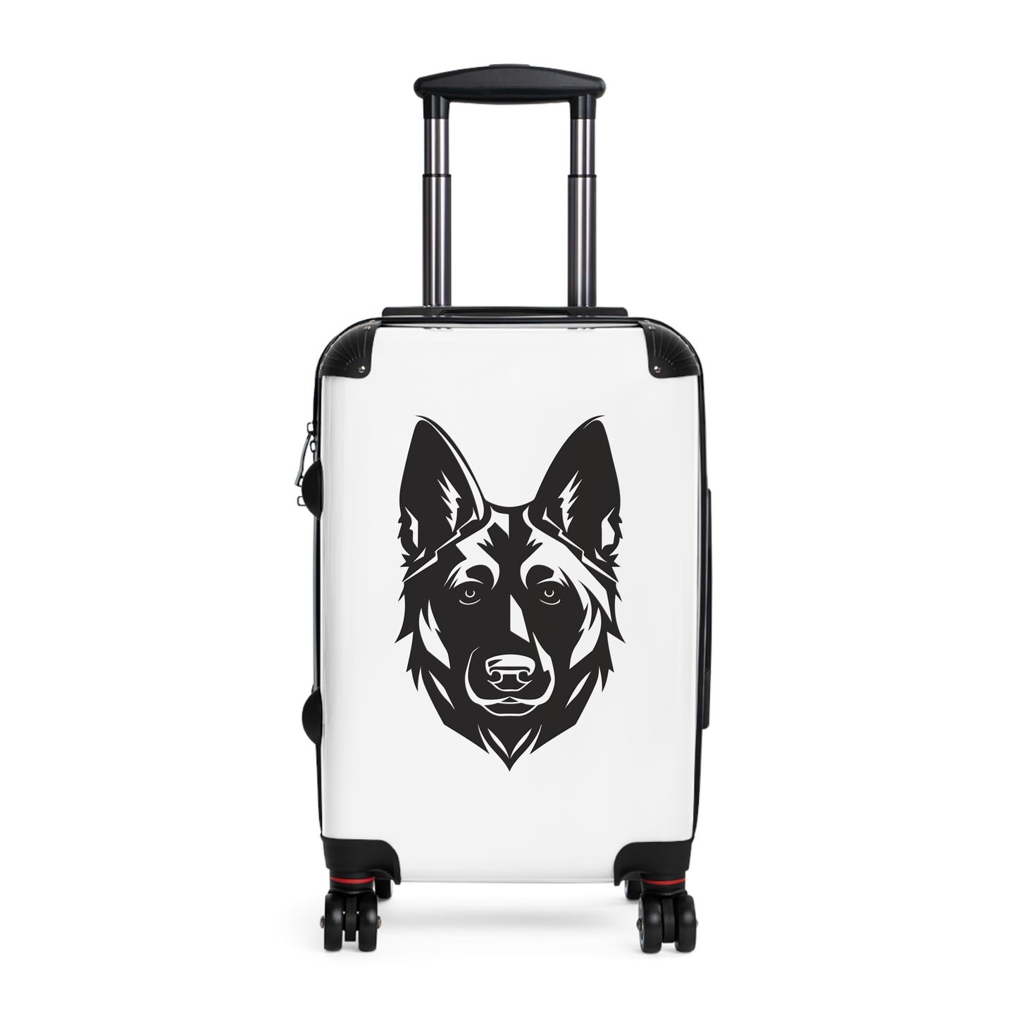 Stylish Dog-Lover Suitcase with German Shepherd Design - Ideal for Travel and Pet Owners