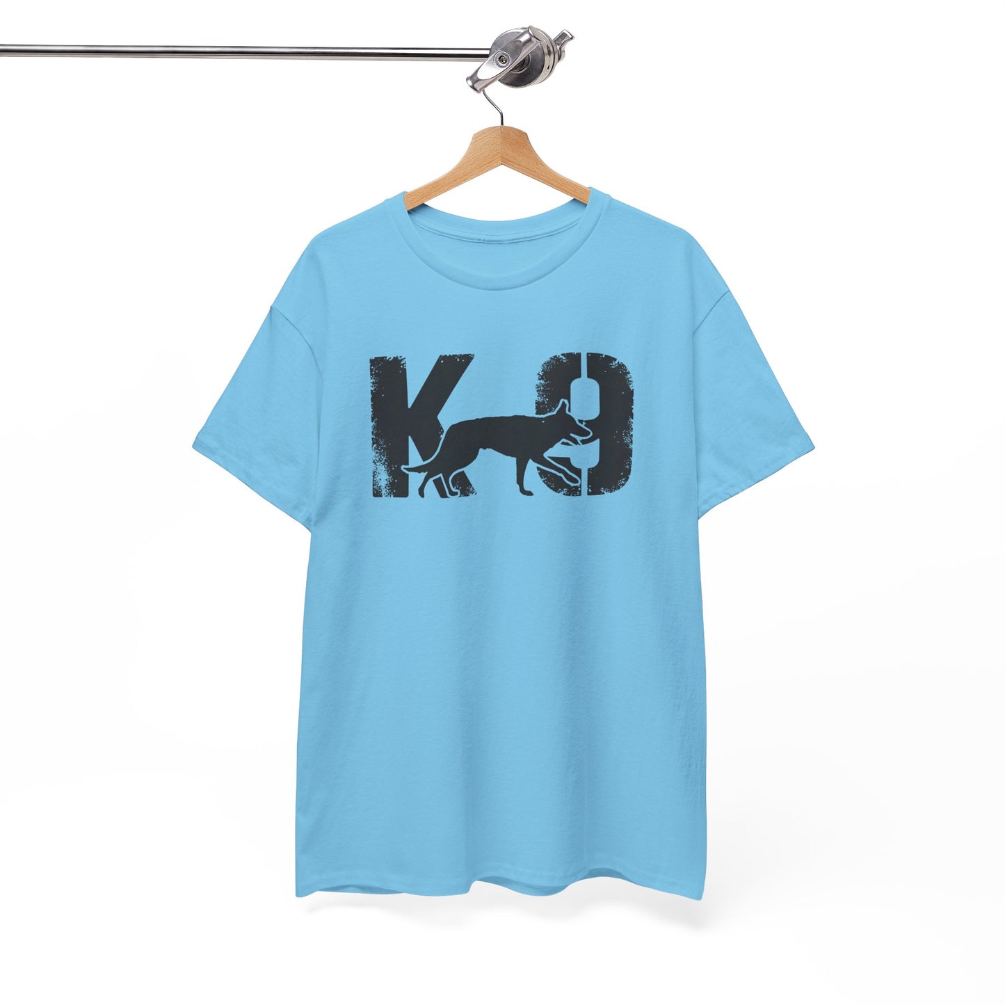 K-9 Dog Lover's Unisex Heavy Cotton Tee | T-Shirt for K-9 Handler | Dog Between K and 9 Design