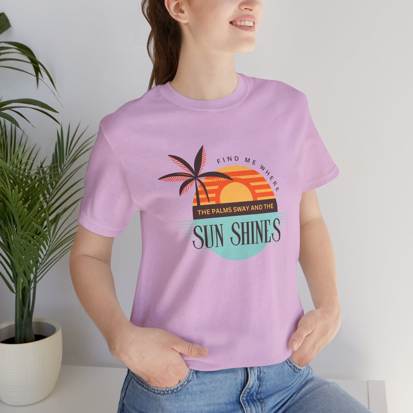 Tropical Vibes Tee - Relaxing Beach Sunset Design for Travelers and Summer Lovers, Perfect Gift for Vacations, Beach Days, and Casual Style