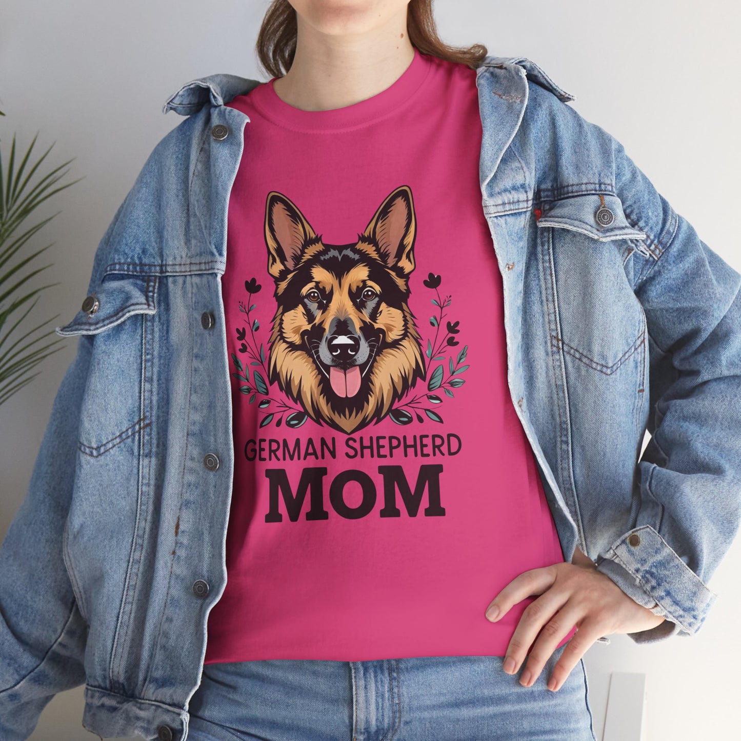 German Shepherd Mom Tee - Perfect Gift for Dog Lovers, Animal Lovers, Pet Parenthood, Birthday, Mother's Day