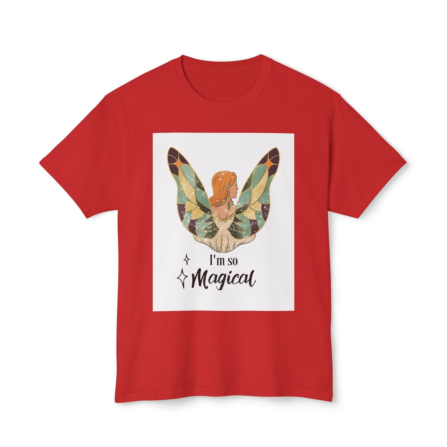 Woman Butterfly - I Am So Magical Unisex T-Shirt, Gift for Her, Cute Graphic Tee, Summer Fashion, Quote Shirt, Positive Vibes
