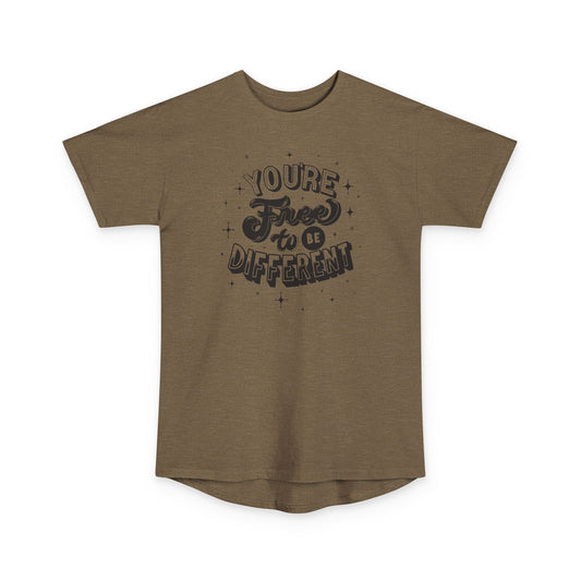 Urban Inspiration Tee - You're Free to Be Different, Casual Streetwear, Unique Gift, Everyday Comfort, Festival Style