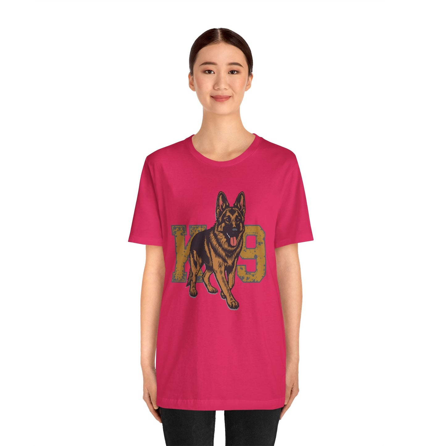 K9 Dog Lover German Shepherd Tee, Pet Owner Gift, Unisex Jersey Shirt