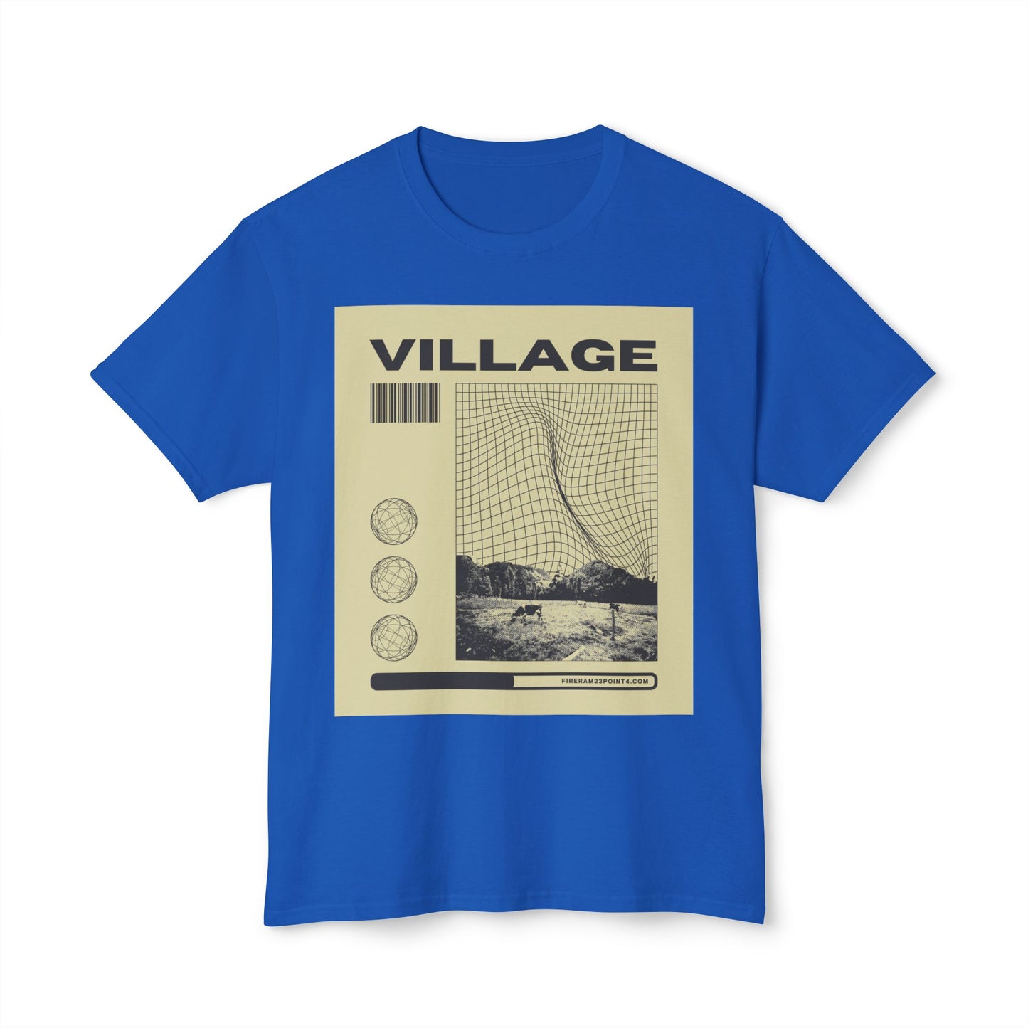 Retro Village Graphic Unisex T-Shirt | Casual Wear, Vintage Style, Gift for Travel Lovers, Graphic Tee, Statement Shirt