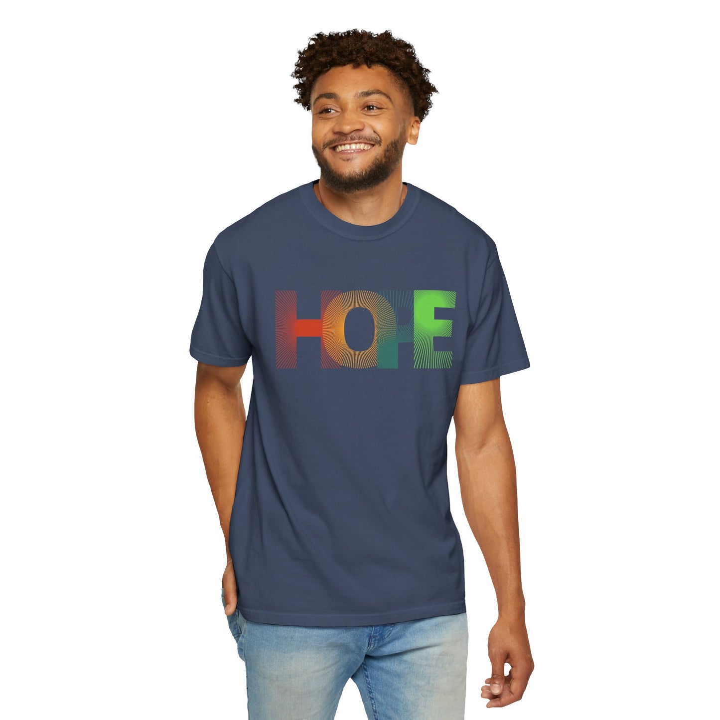 Hope Graphic Unisex T-Shirt - Colorful Inspirational Tee, Gift for Hope Enthusiasts, Casual Wear, Positive Vibes, Eco-Friendly Apparel
