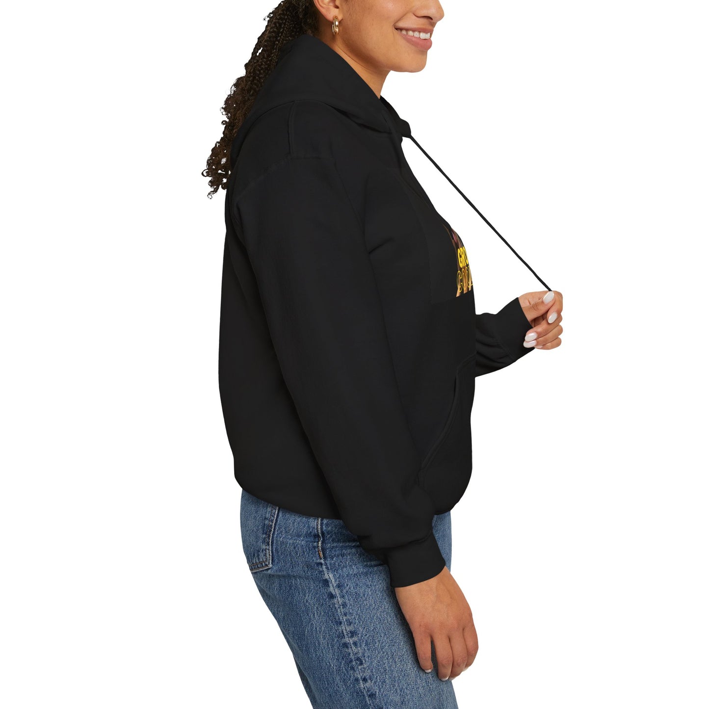 Unisex Dog Lover Hoodie With Two German Shepherds and Caption Grow Cooler