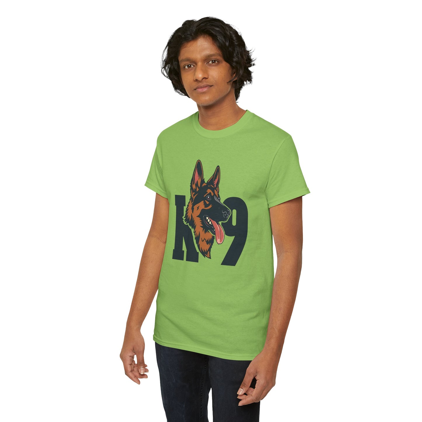German Shepherd K9 Lover Unisex Heavy Cotton Tee | Dog Owner Gift, Dog Lover Apparel