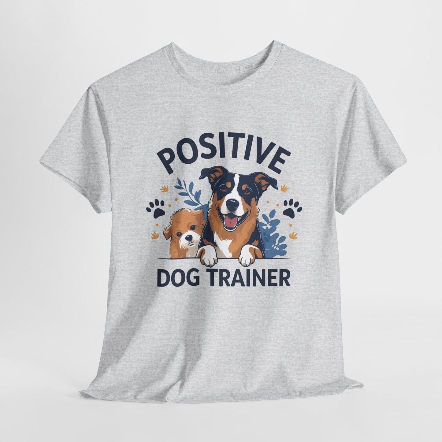 Positive Dog Trainer Tee, Dog Lover Gift, Unisex Cotton T-Shirt, Pet Training Apparel, Animal Care, Casual Dog Shirt