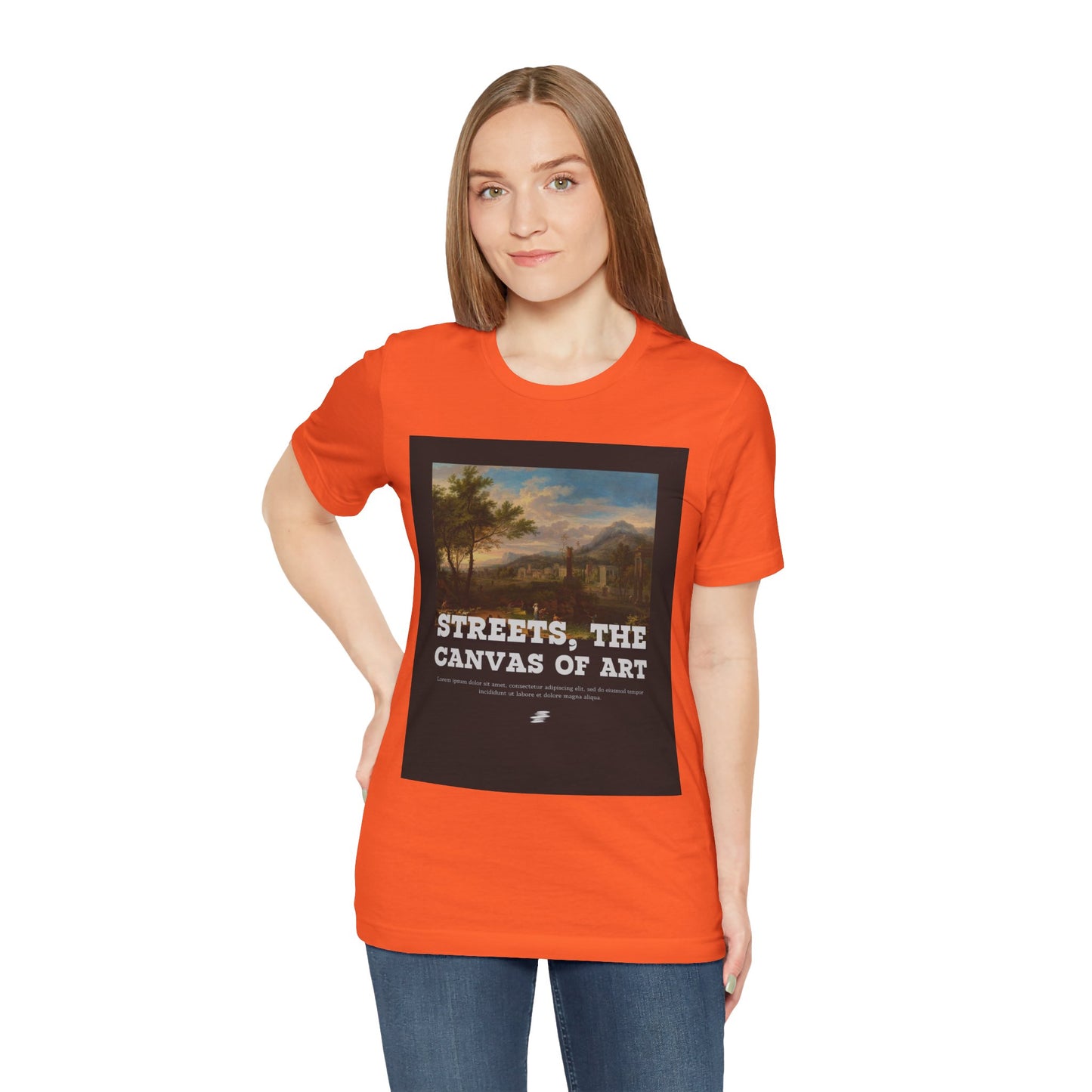 Artistic Graphic Tee - Streets, the Canvas of Art | Unisex Short Sleeve Shirt, Gift for Artists, Art Lovers, Casual Wear, Unique Gifts