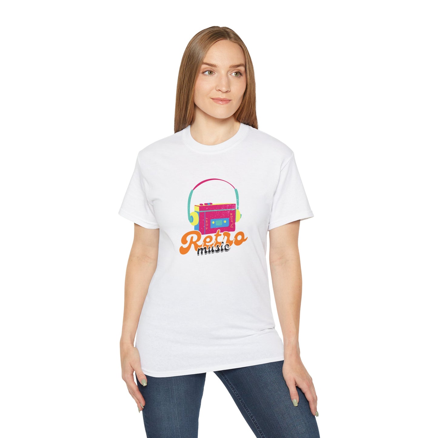 Retro Music Unisex Tee, Vintage Style Shirt, 80s Music Lover Gift, Casual Wear, Festival Outfit, Music Party T-Shirt