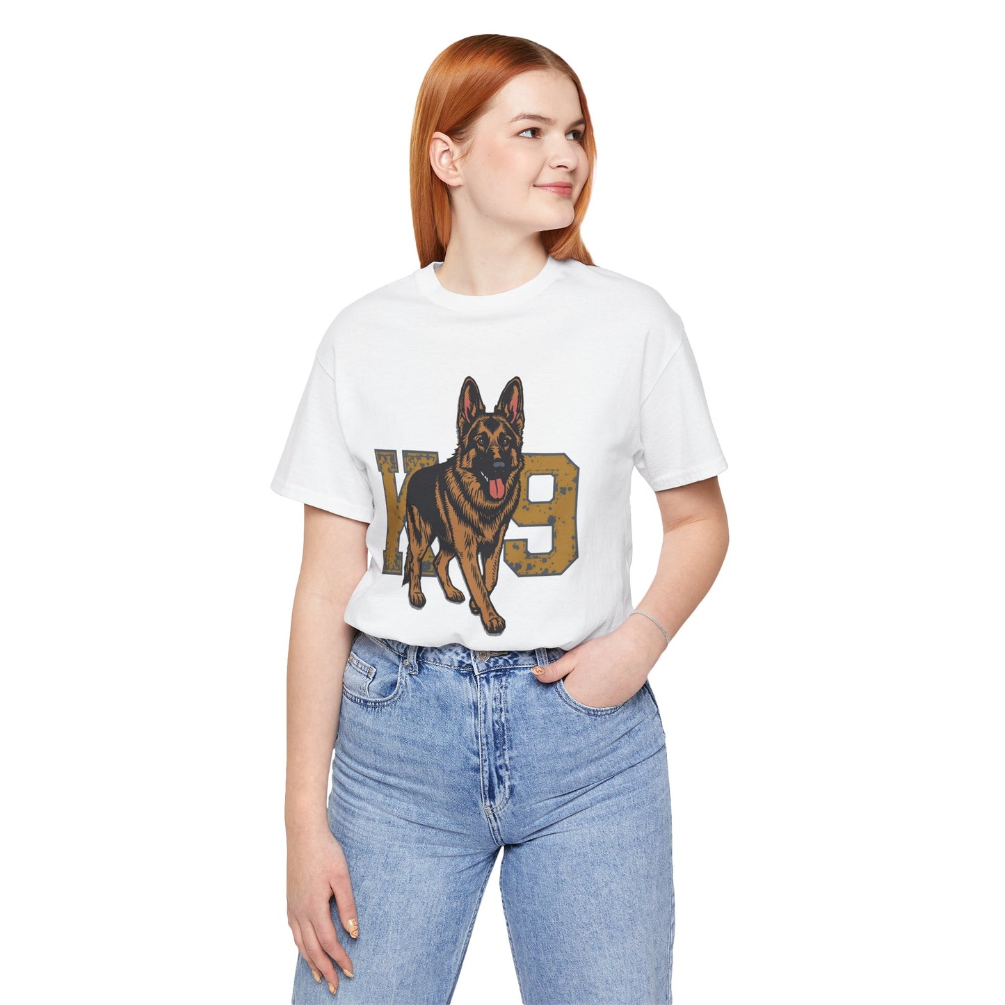 K9 Dog Lover German Shepherd Tee, Pet Owner Gift, Unisex Jersey Shirt