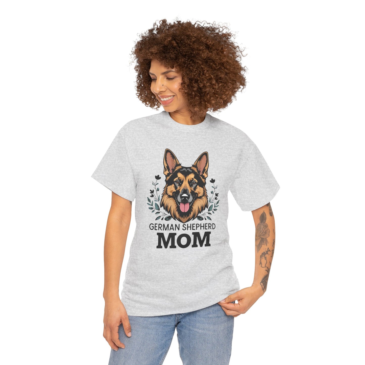 German Shepherd Mom Tee - Perfect Gift for Dog Lovers, Animal Lovers, Pet Parenthood, Birthday, Mother's Day