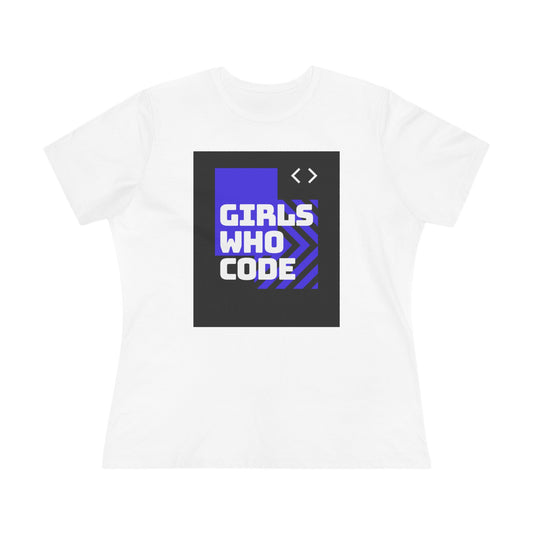 Girls Who Code Women's Cotton Tee, Empowering T-Shirt, Gift for Tech Lovers, STEM Fashion, Coding Enthusiasts, Support Women in Tech