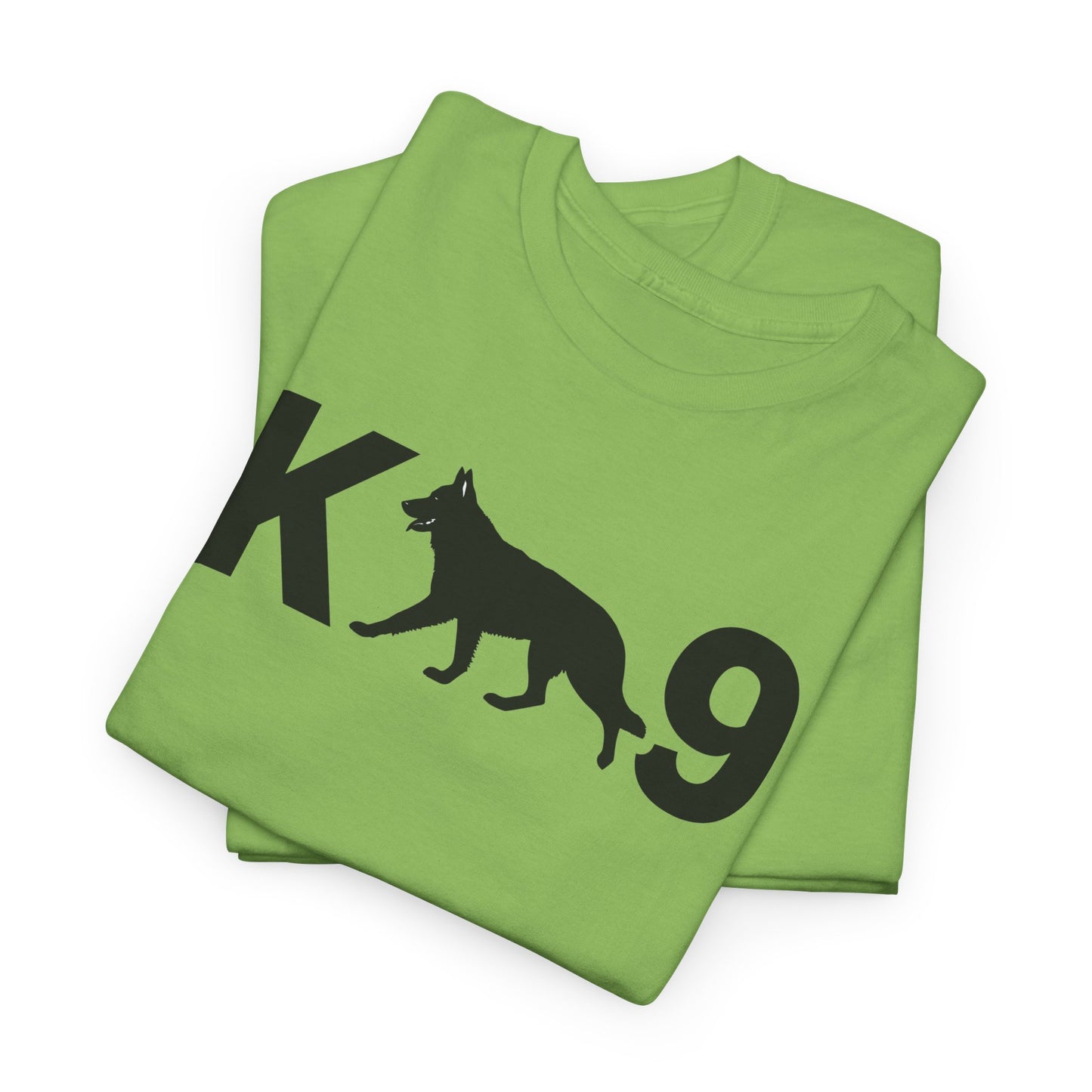 Black German Shepherd K9 Unisex Heavy Cotton Tee - Perfect for Dog Lovers, Pet Owners