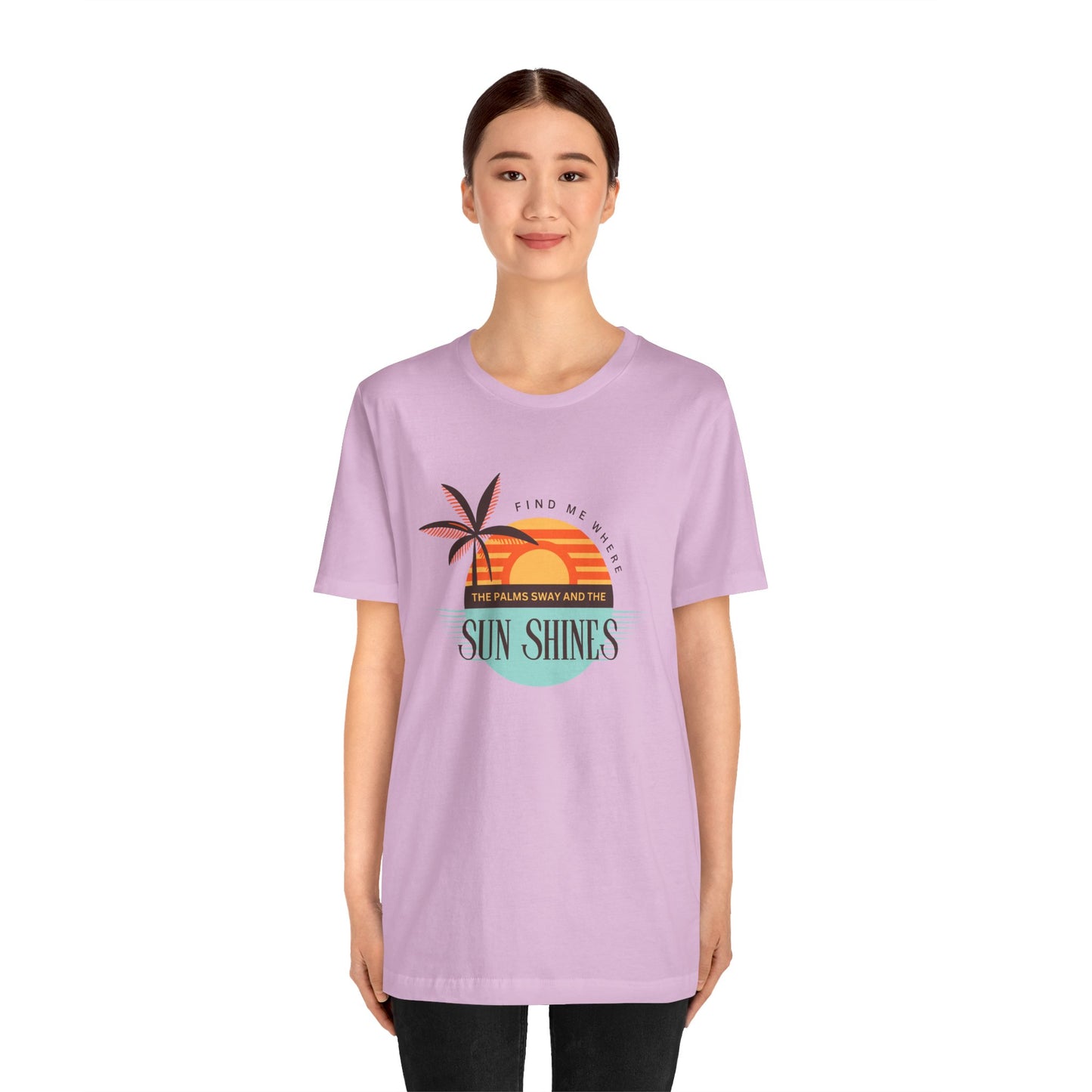 Tropical Vibes Tee - Relaxing Beach Sunset Design for Travelers and Summer Lovers, Perfect Gift for Vacations, Beach Days, and Casual Style