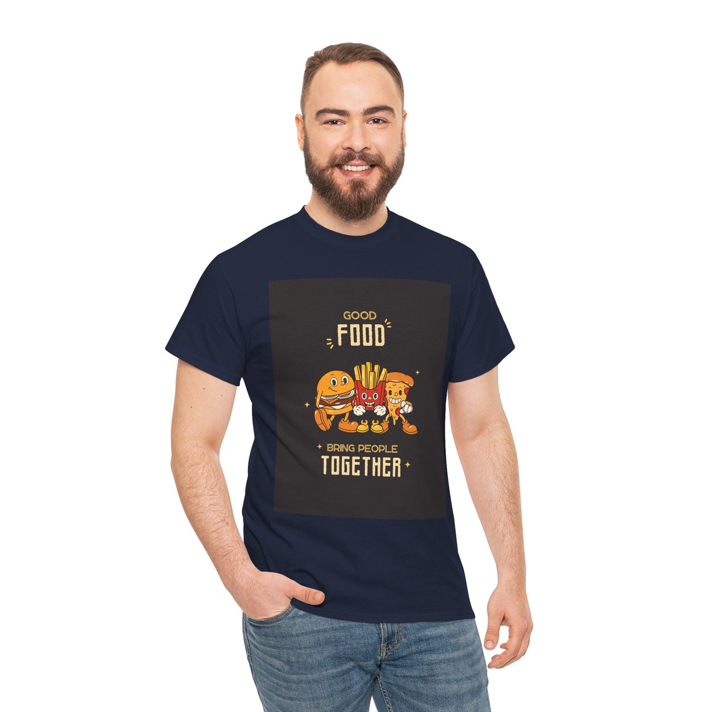 Good Food Unisex Tee | Fun Foodie Shirt, Gift for Food Lovers, Casual Wear, Kitchen Humor, BBQ Party