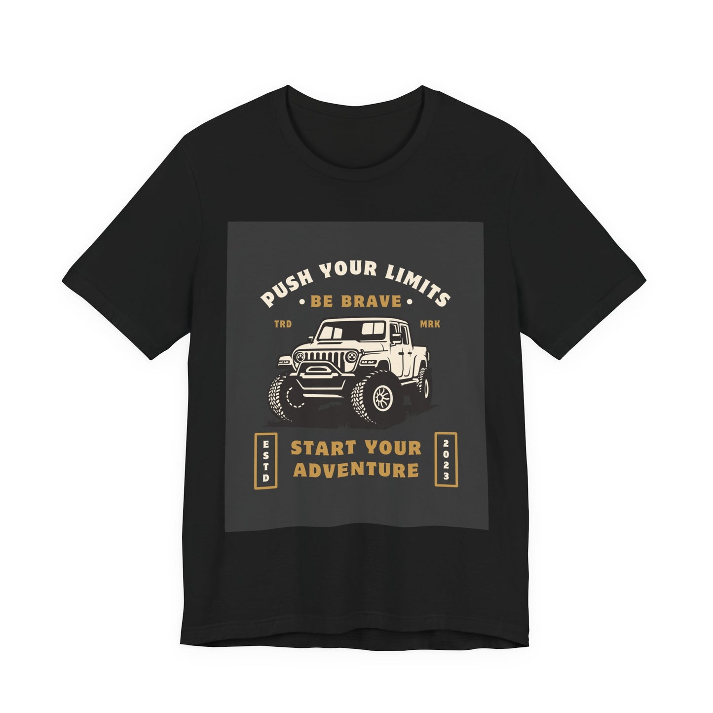 Push Your Limits Adventure-Inspiring Unisex Jersey Tee, Outdoor Shirt, Motivational T-Shirt, Gift for Adventurers, Hiking Apparel, Travel Tee