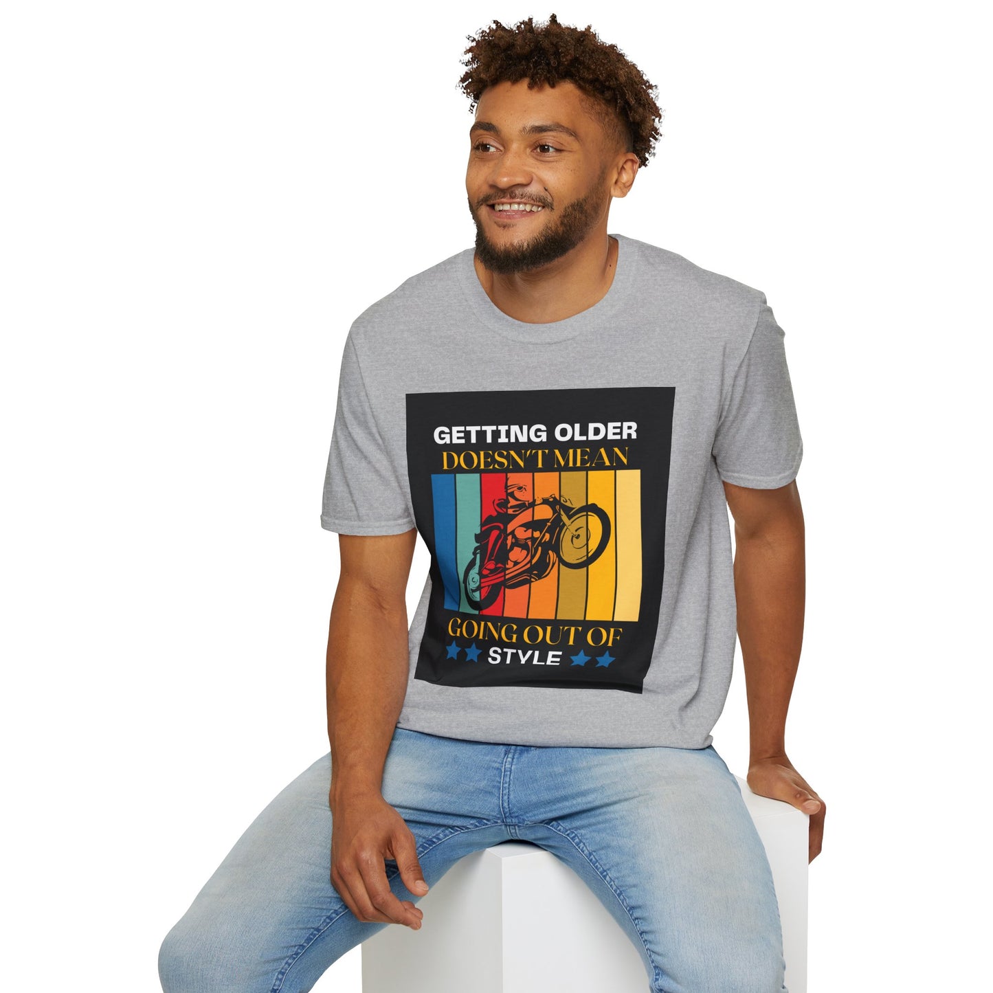 Vintage Motorcycle T-Shirt - Fun Gift for Bikers, Birthday, Unisex Apparel, Casual Wear, Fashion Statement