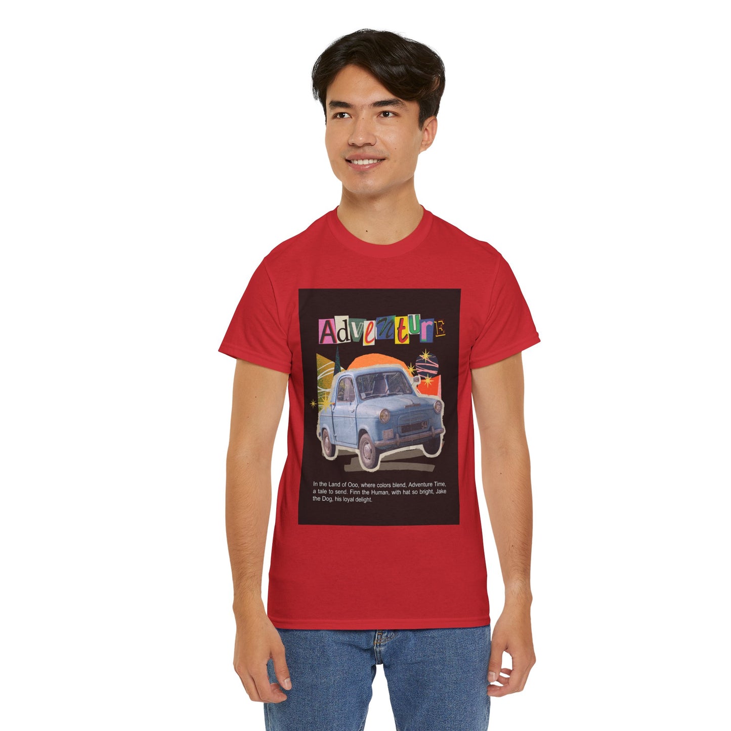 Adventure-Themed Unisex Cotton Tee, Retro Car Graphic Tee, Travel T-Shirt, Gift for Adventurers, Vintage Exploration Top