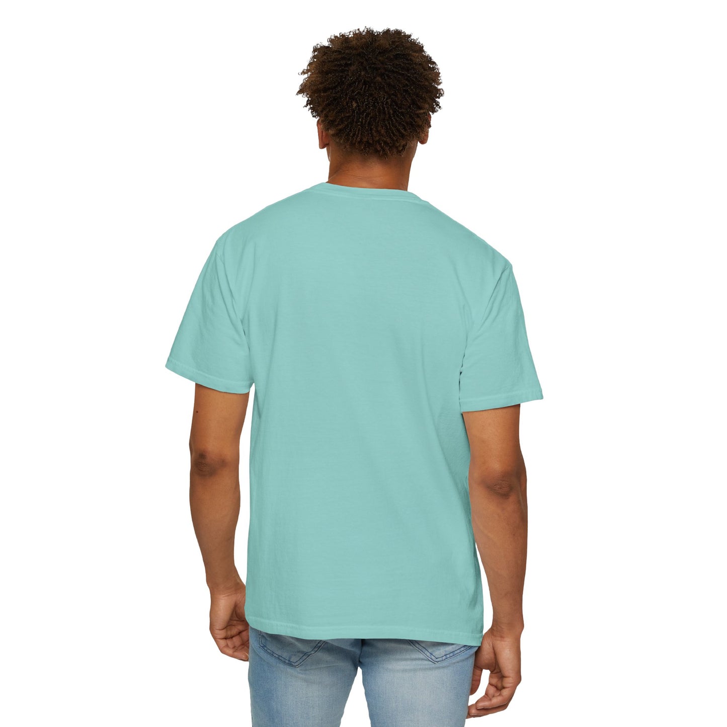 Unisex Dog Lover T-Shirt With Beautiful German Shepherd Running on the Field Leaving Tongue Out and Caption Selfless Beings