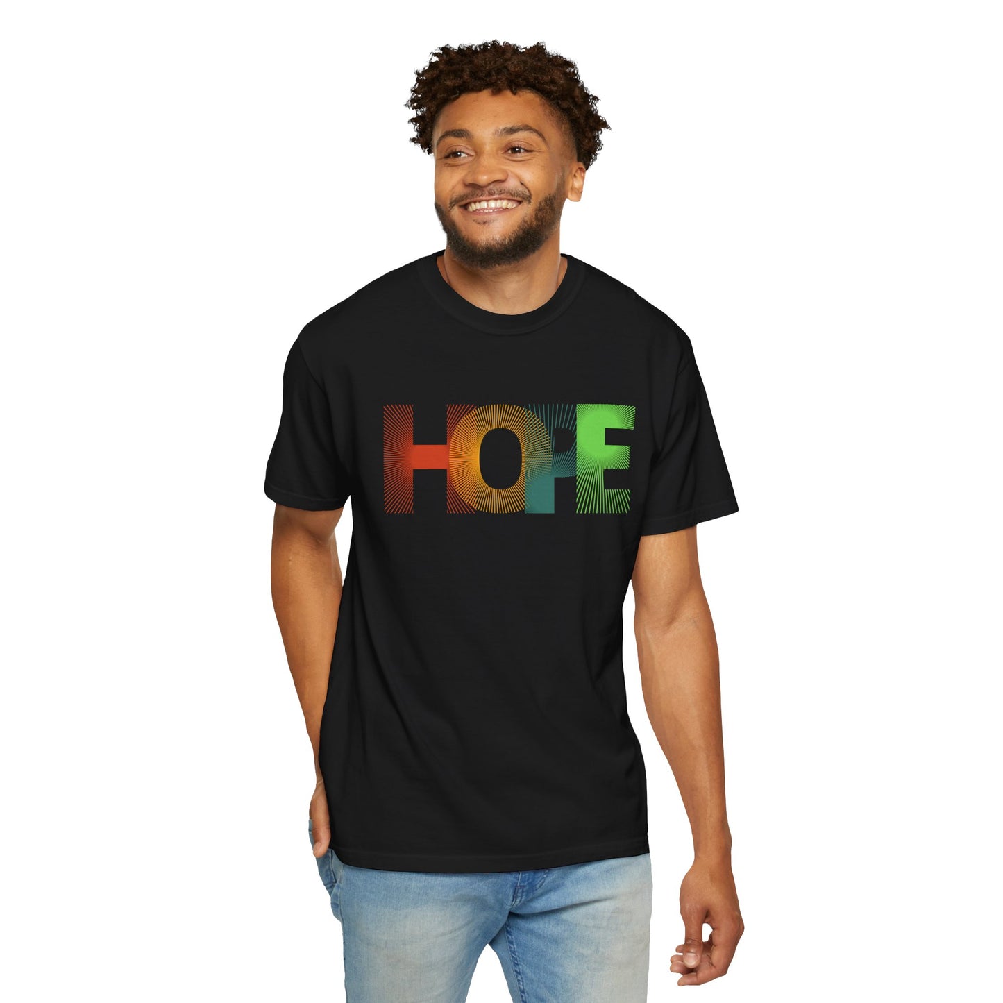 Hope Graphic Unisex T-Shirt - Colorful Inspirational Tee, Gift for Hope Enthusiasts, Casual Wear, Positive Vibes, Eco-Friendly Apparel