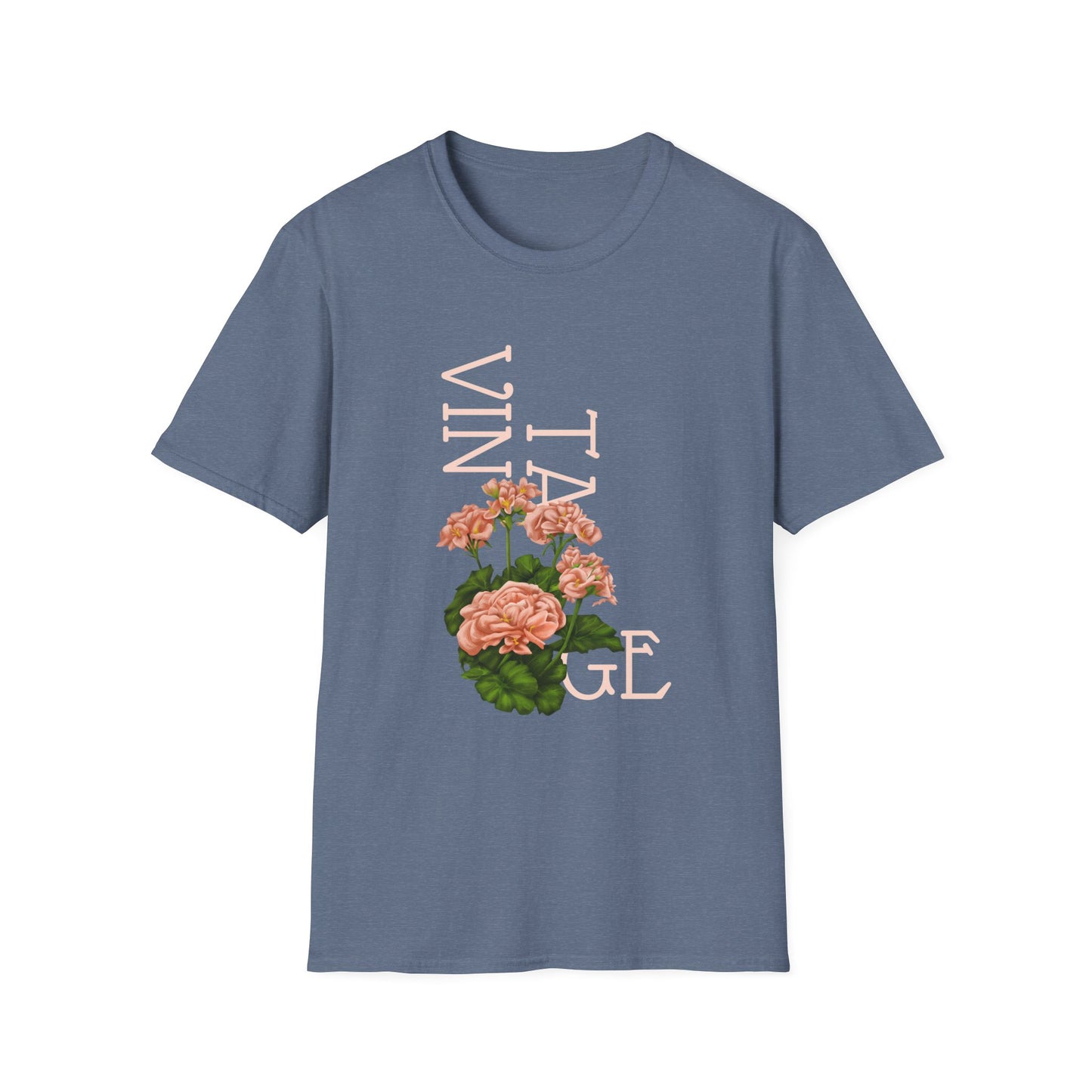 Vintage Floral Graphic Tee, Retro Flower Shirt, Unisex Casual T-Shirt, Gift for Plant Lovers, Summer Fashion