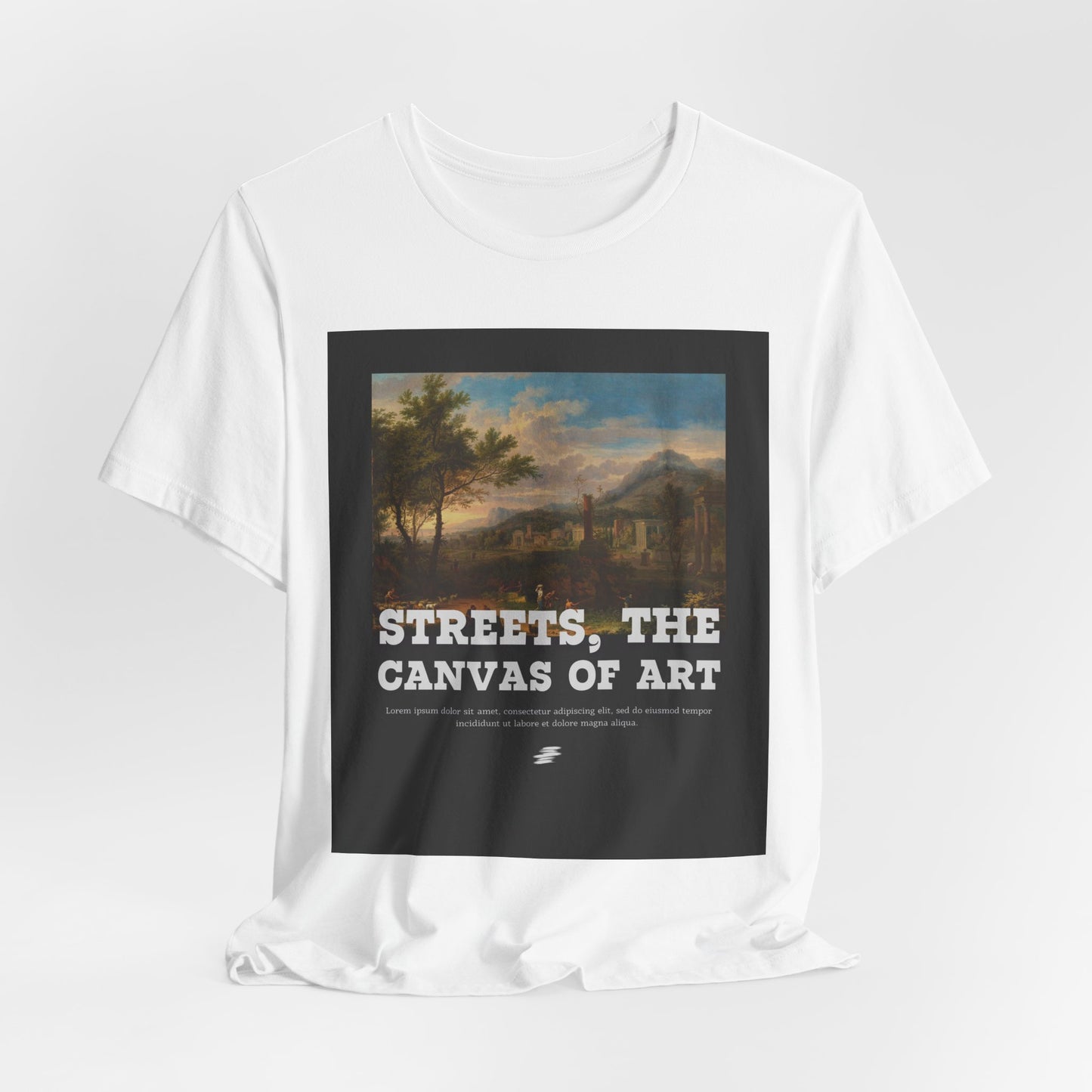 Artistic Graphic Tee - Streets, the Canvas of Art | Unisex Short Sleeve Shirt, Gift for Artists, Art Lovers, Casual Wear, Unique Gifts