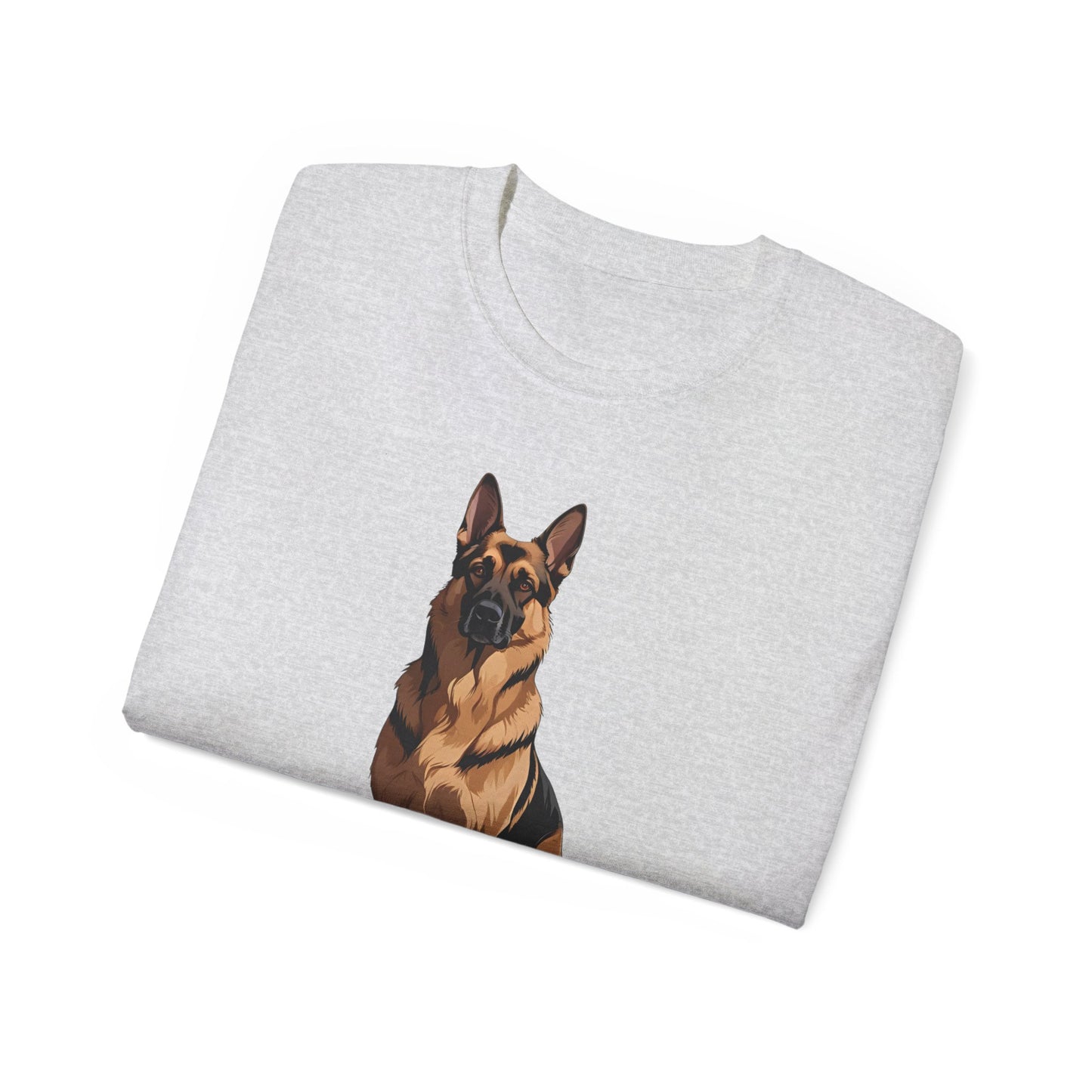 German Shepherd Guardian Tee - Unisex Ultra Cotton Shirt, Dog Lover Gift, Animal Spirit Apparel, Pet Memorial, Birthday Tee, Casual Wear