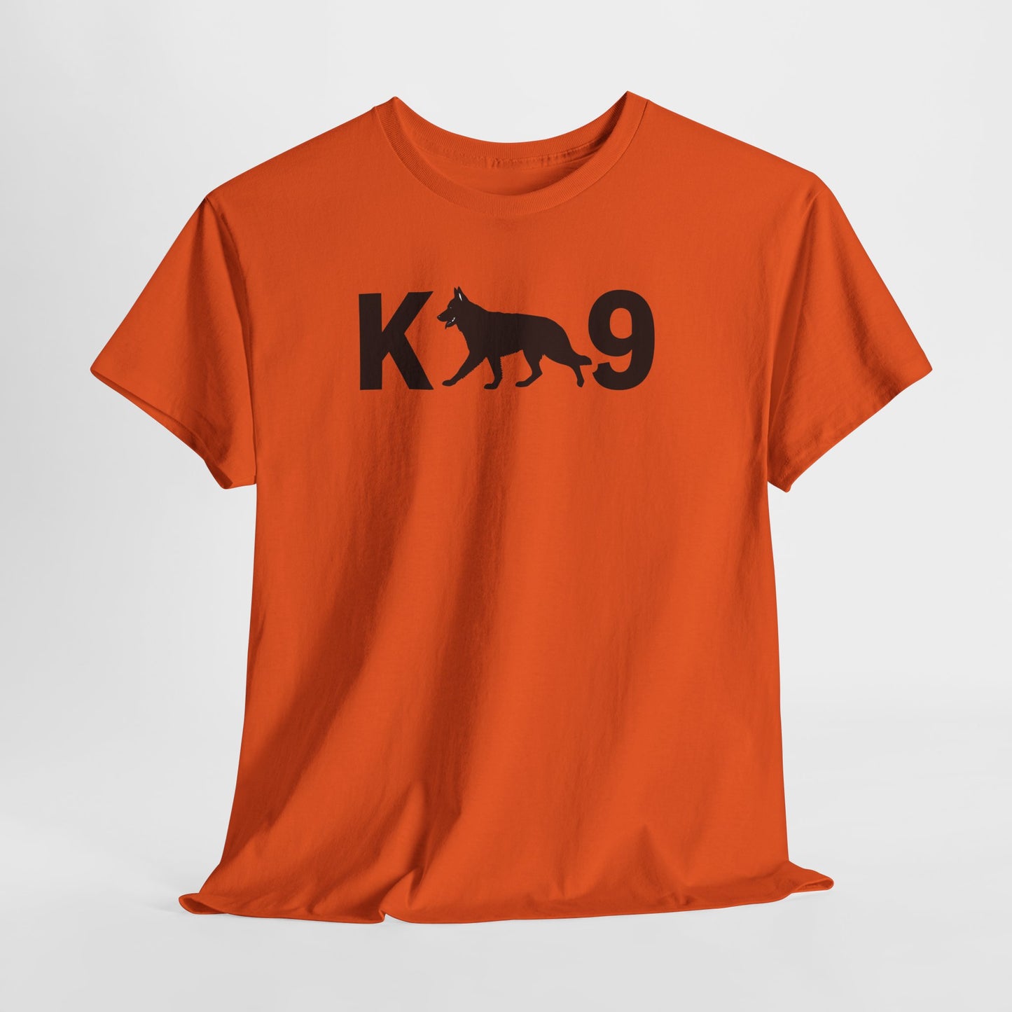 Black German Shepherd K9 Unisex Heavy Cotton Tee - Perfect for Dog Lovers, Pet Owners