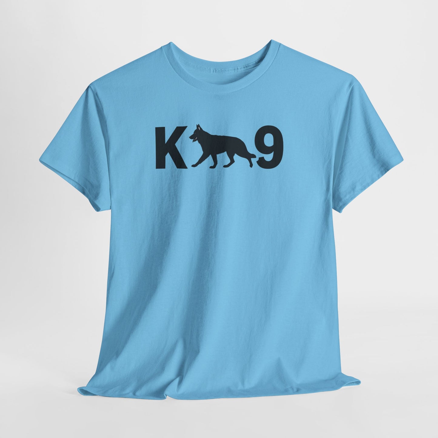 Black German Shepherd K9 Unisex Heavy Cotton Tee - Perfect for Dog Lovers, Pet Owners