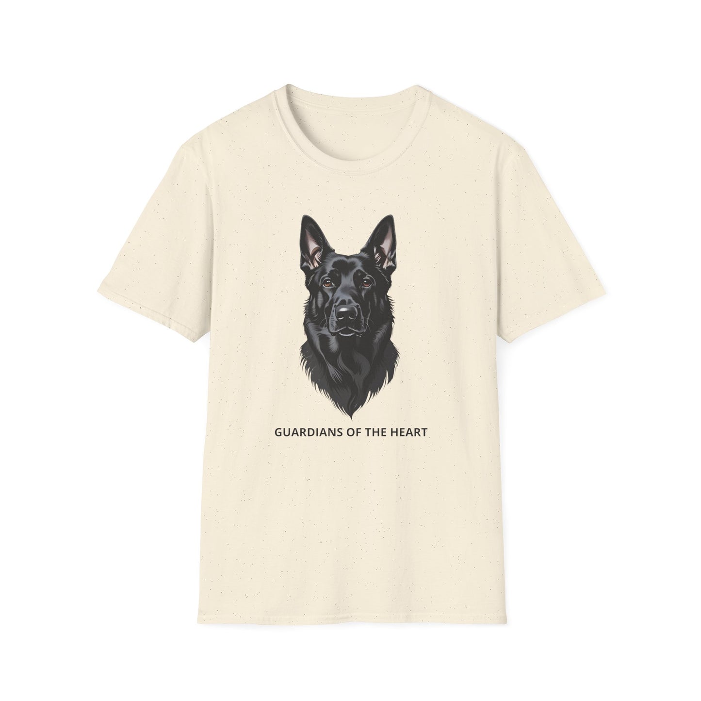 Guardians of the Heart Black German Shepherd T-Shirt, Dog Lover Shirt, Pet Memorial Tee, Unisex Animal T-Shirt, Gift for Dog Owners