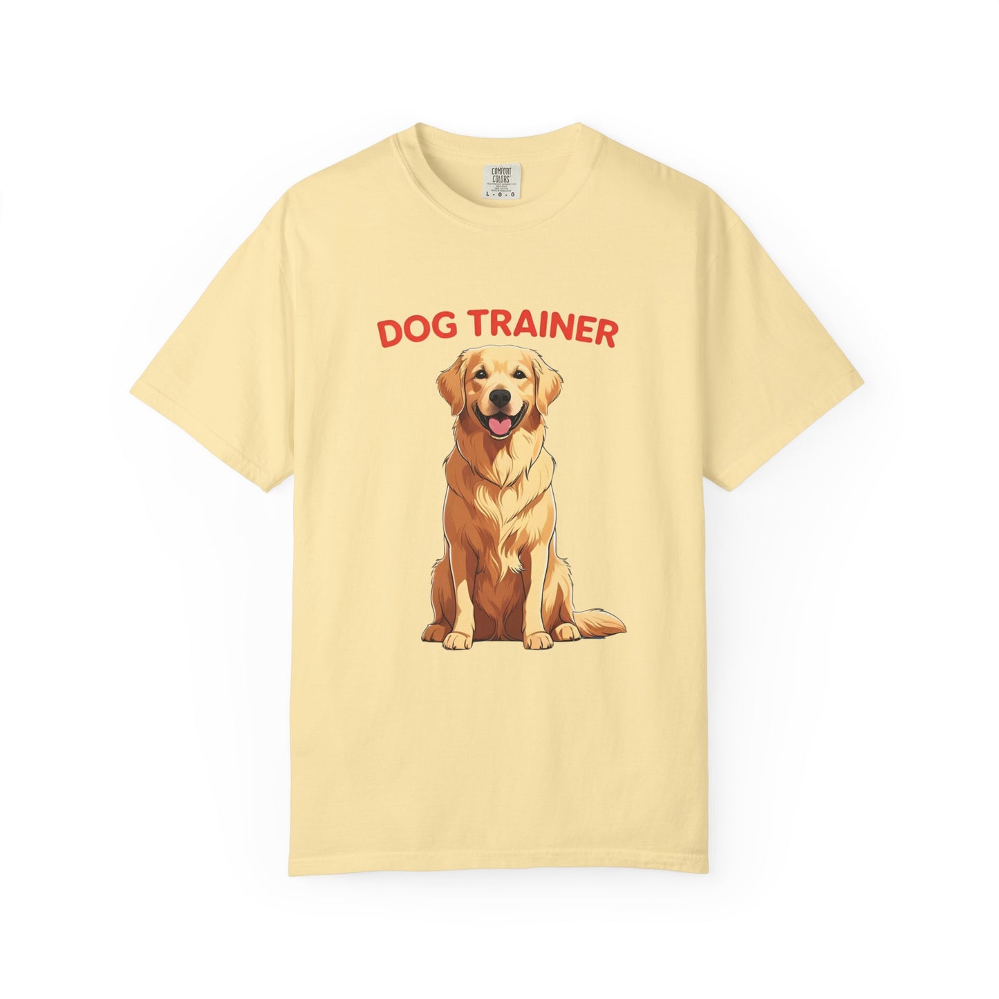 Dog Trainer Unisex Garment-Dyed T-Shirt | Perfect Gift for Dog Lovers, Pet Owners, Trainers, Birthdays, and Everyday Use