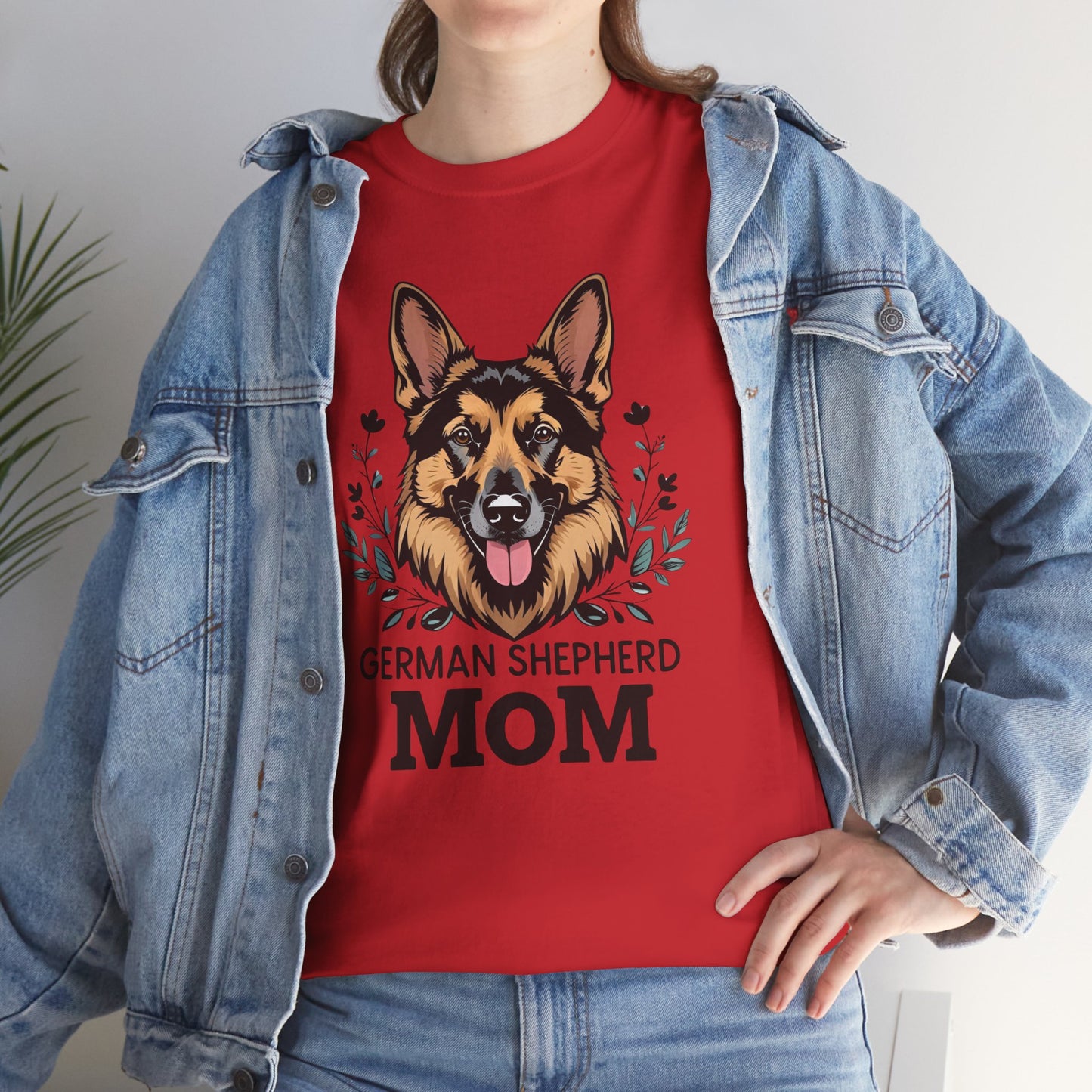 German Shepherd Mom Tee - Perfect Gift for Dog Lovers, Animal Lovers, Pet Parenthood, Birthday, Mother's Day