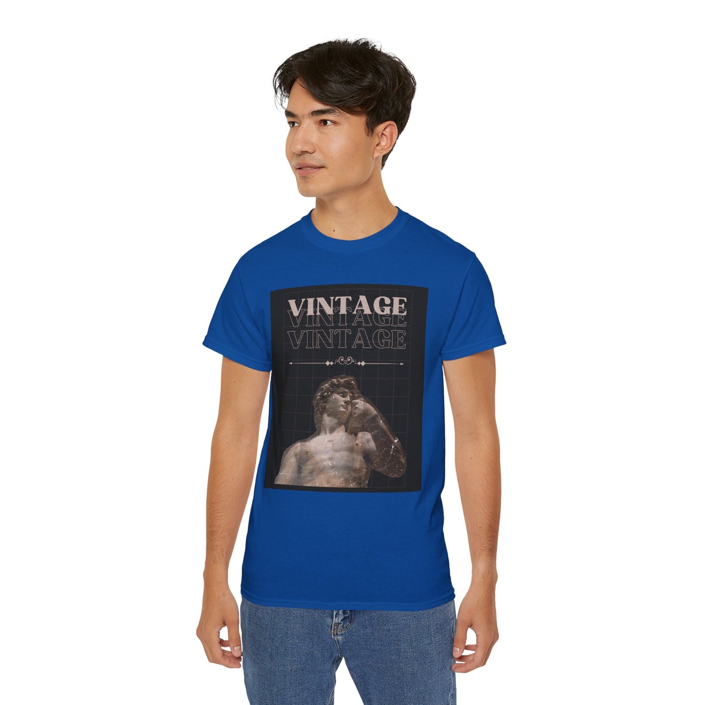 Vintage Ancient Roman Sculpture Art Unisex Tee, Retro Graphic T-Shirt, Casual Wear, Gift for Art Lovers, Unique Vintage Style Tee