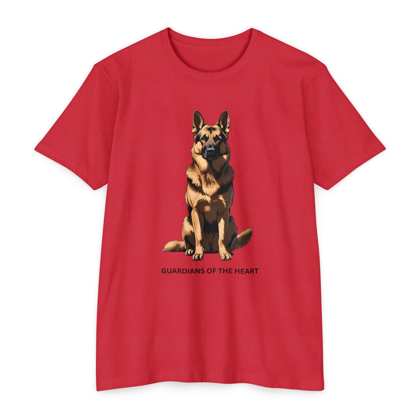 Guardians of the Heart German Shepherd T-Shirt, Unisex Dog Lover Tee, Gift for Pet Lovers, Casual Everyday Wear