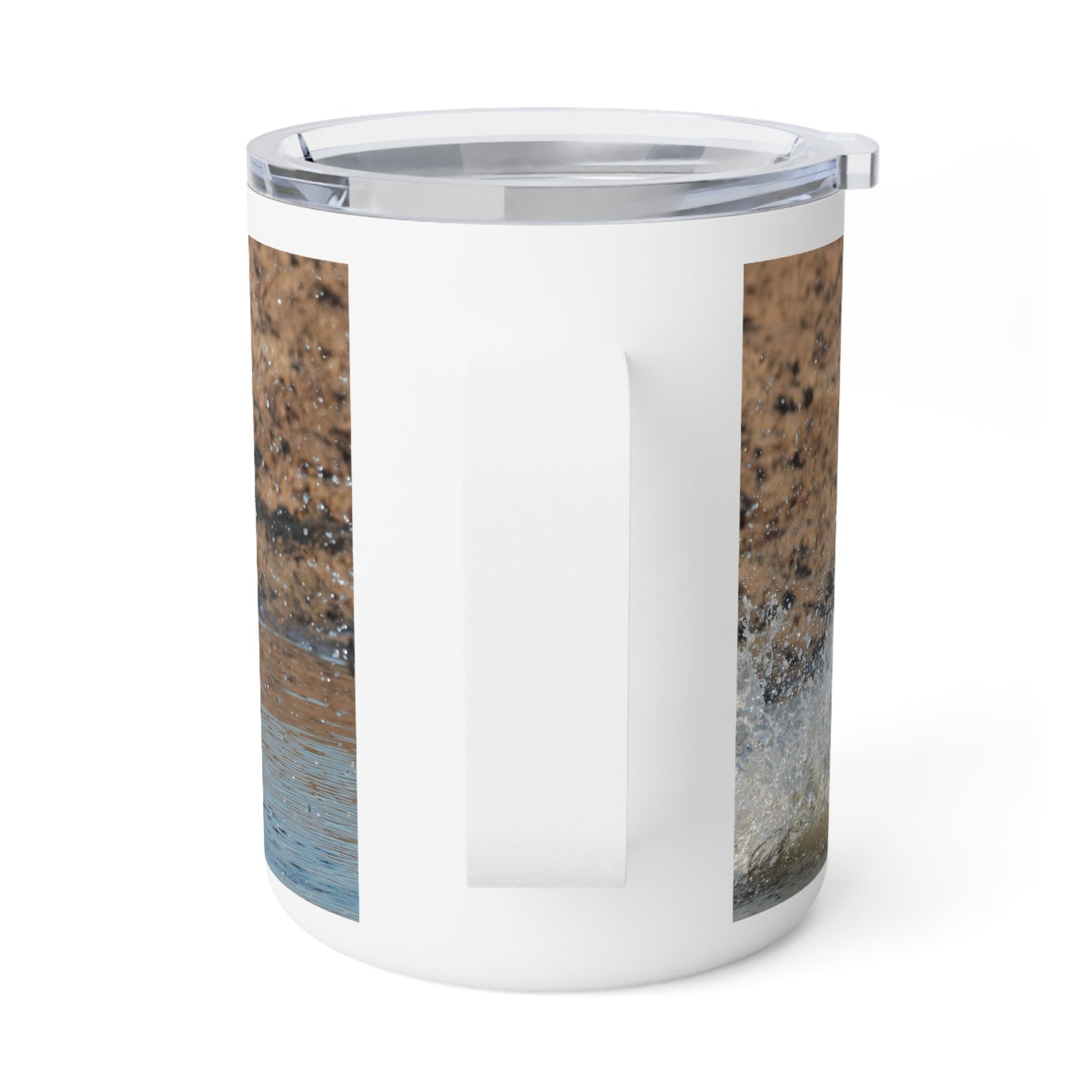 Insulated Stainless Steel Dog Lover Coffee Mug - German Shepherd Adventure Design
