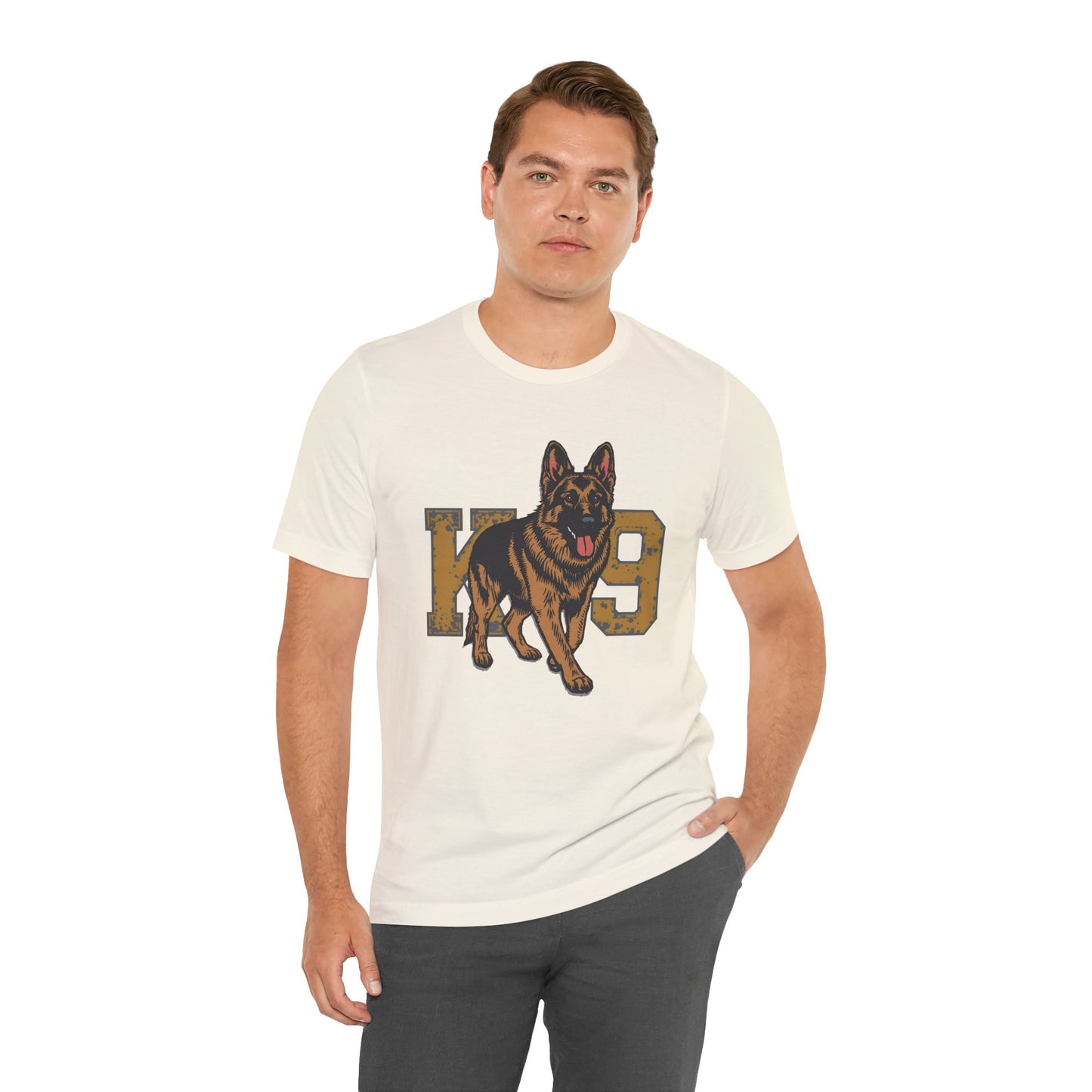 K9 Dog Lover German Shepherd Tee, Pet Owner Gift, Unisex Jersey Shirt