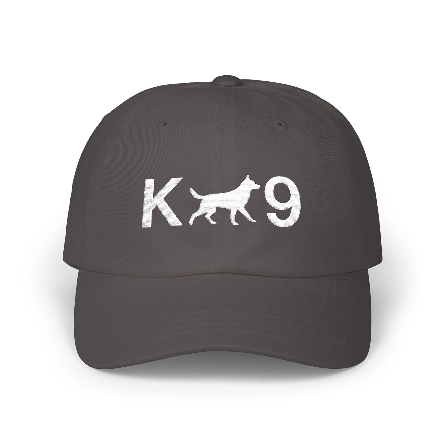 K9 Classic Embroidered Dad Cap, German Shepherd Hat, Unisex Adjustable Cap