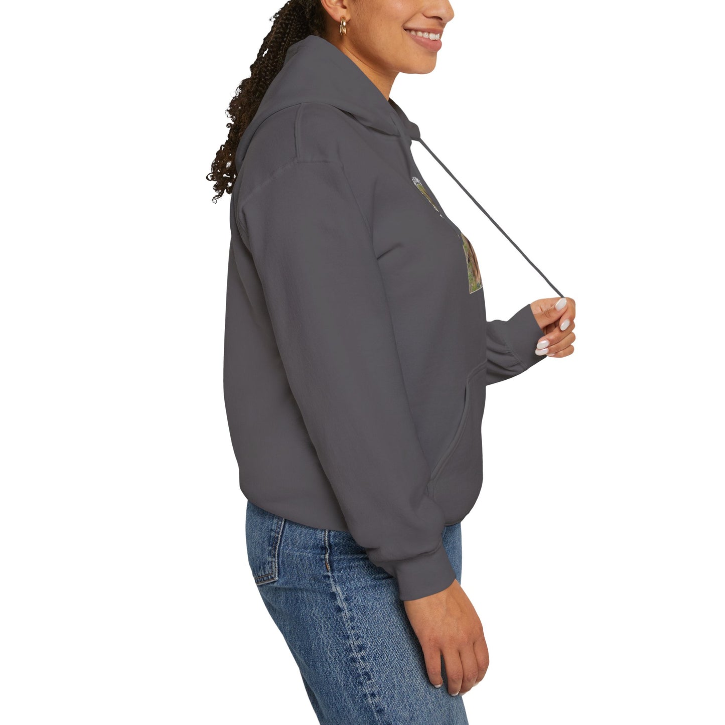 Unisex Dog Lover Hoodie With German Shepherd and Caption Dog's Love is Unconditional